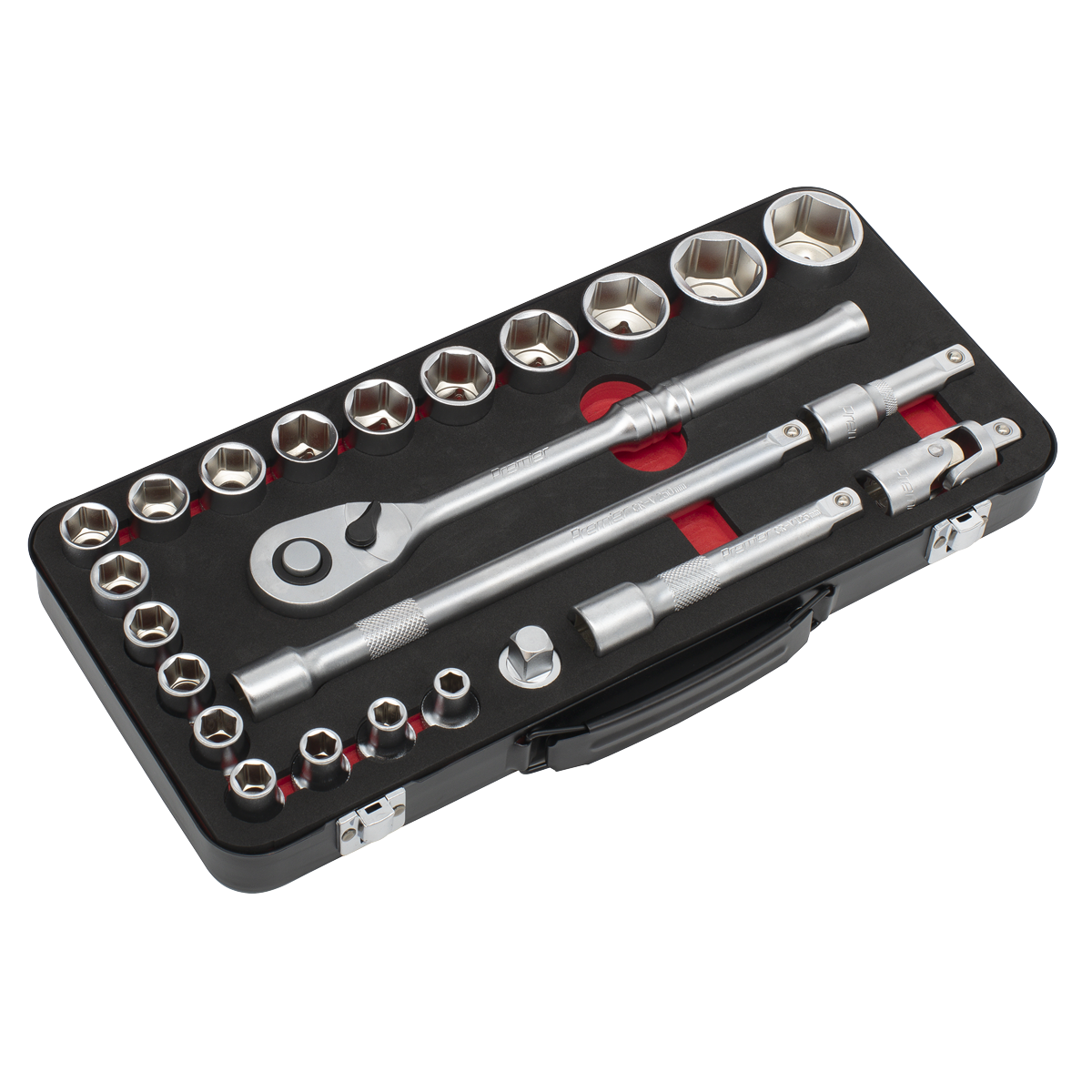 Premier Platinum Socket Set 1/2"Sq Drive 24pc