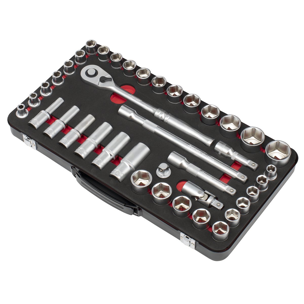 Premier Platinum Metric/Imperial Socket Set 1/2"Sq Drive 40pc