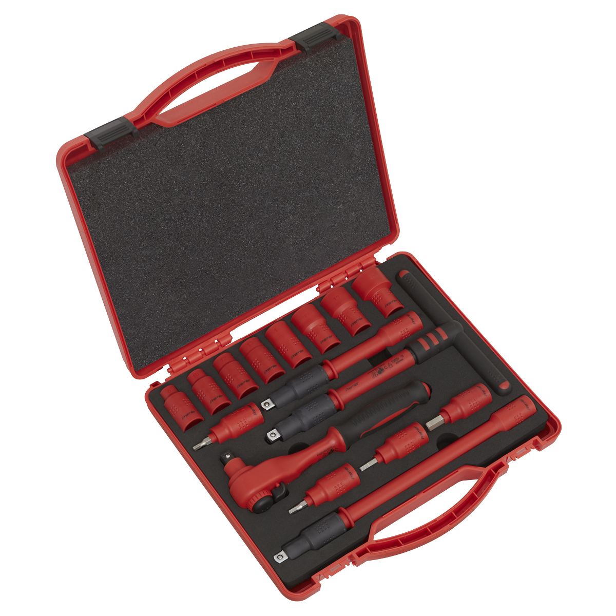 Premier Insulated Socket Set 3/8"Sq Drive 16pc - VDE Approved