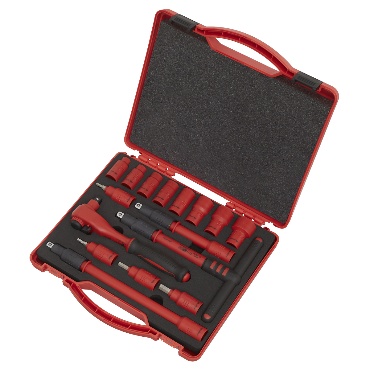 Premier Insulated Socket Set 3/8"Sq Drive 16pc - VDE Approved