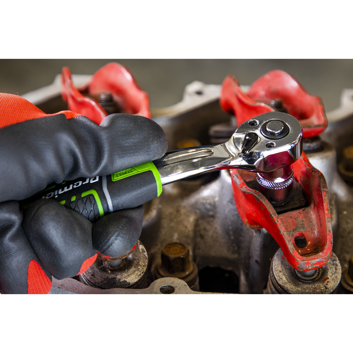Premier Mechanic's Tool Kit 144pc - Hi-Vis Green