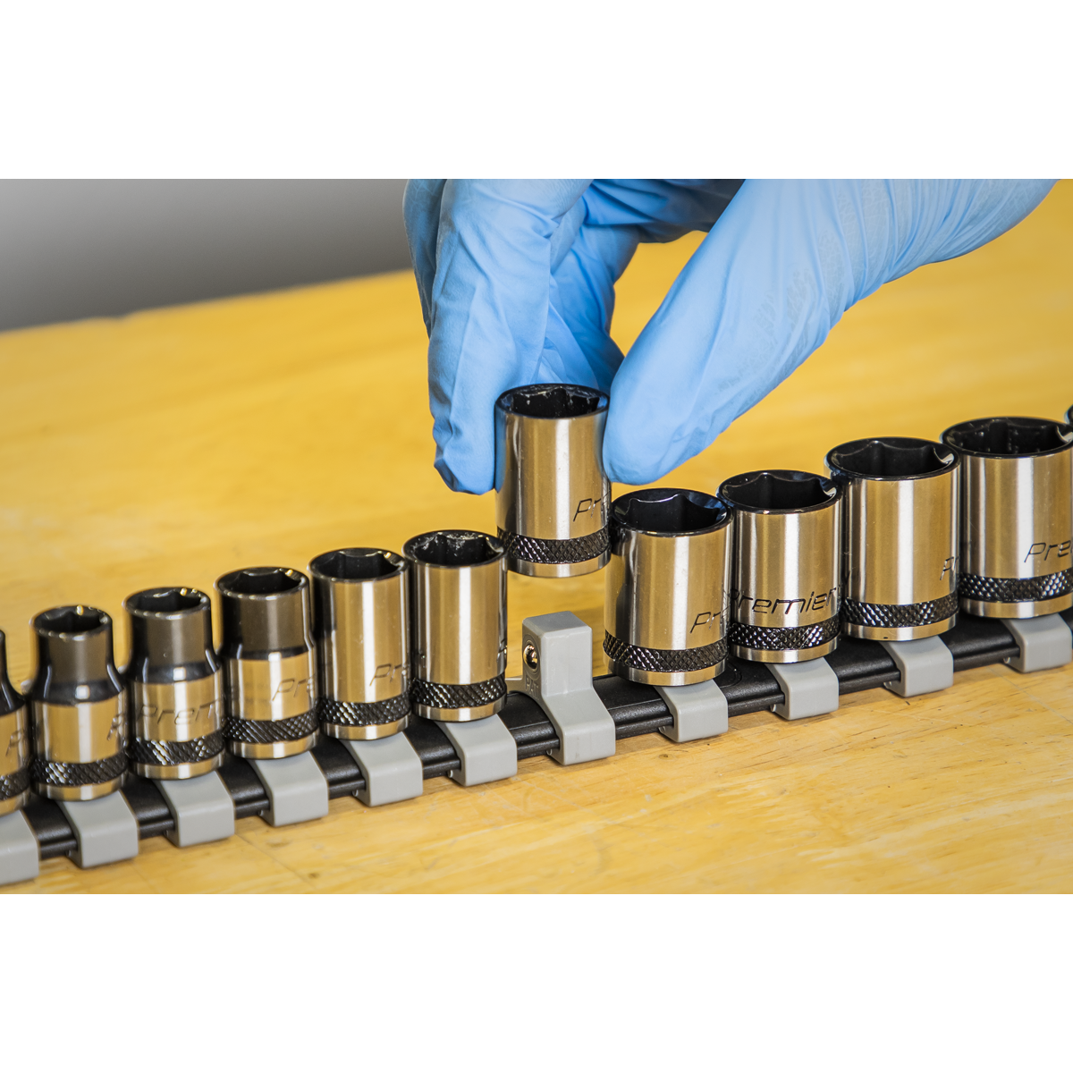 Premier Black Socket Set 3/8"Sq Drive 12pc
