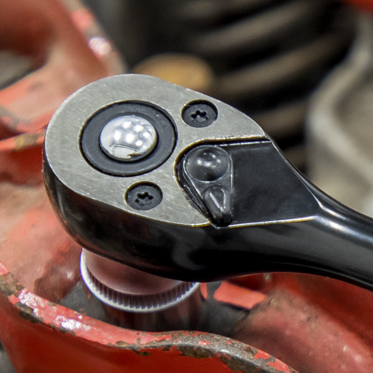 Premier Black Ratchet Wrench