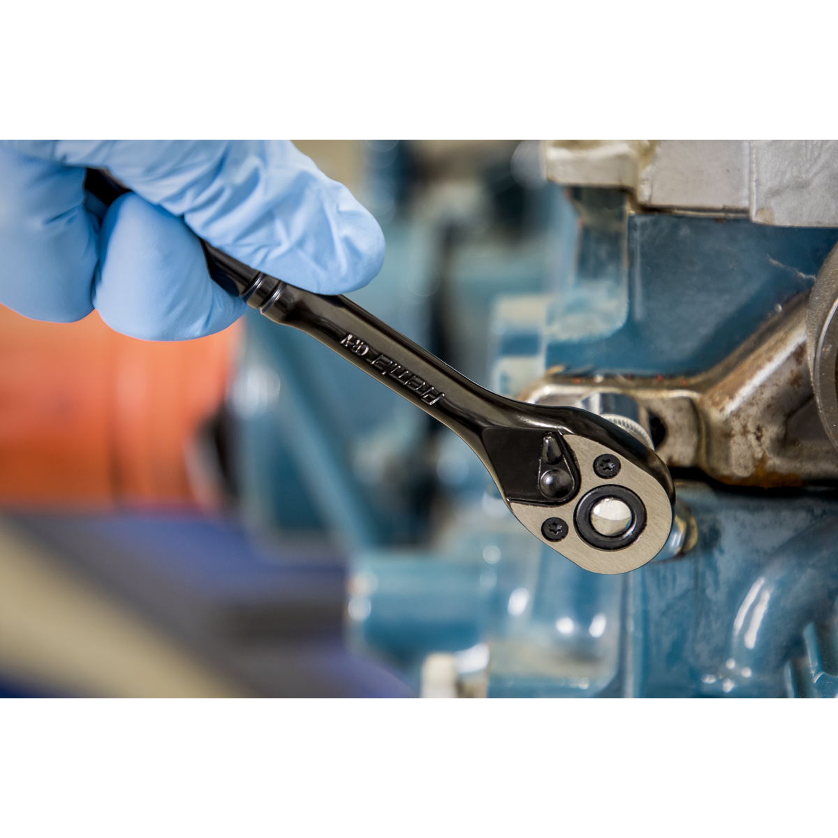 Premier Black Ratchet Wrench