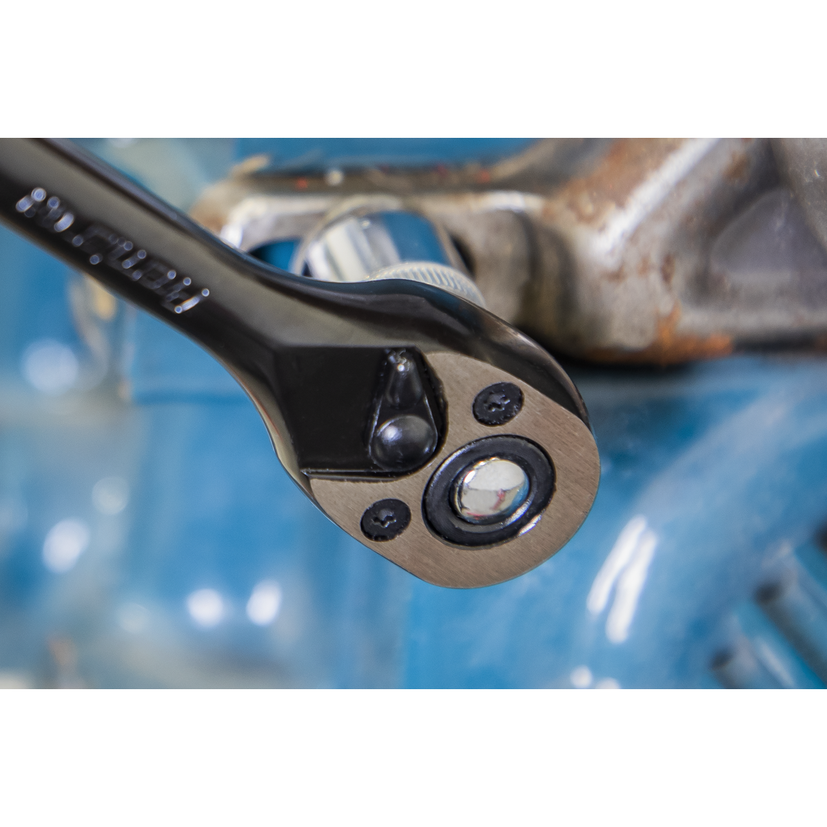 Premier Black Ratchet Wrench