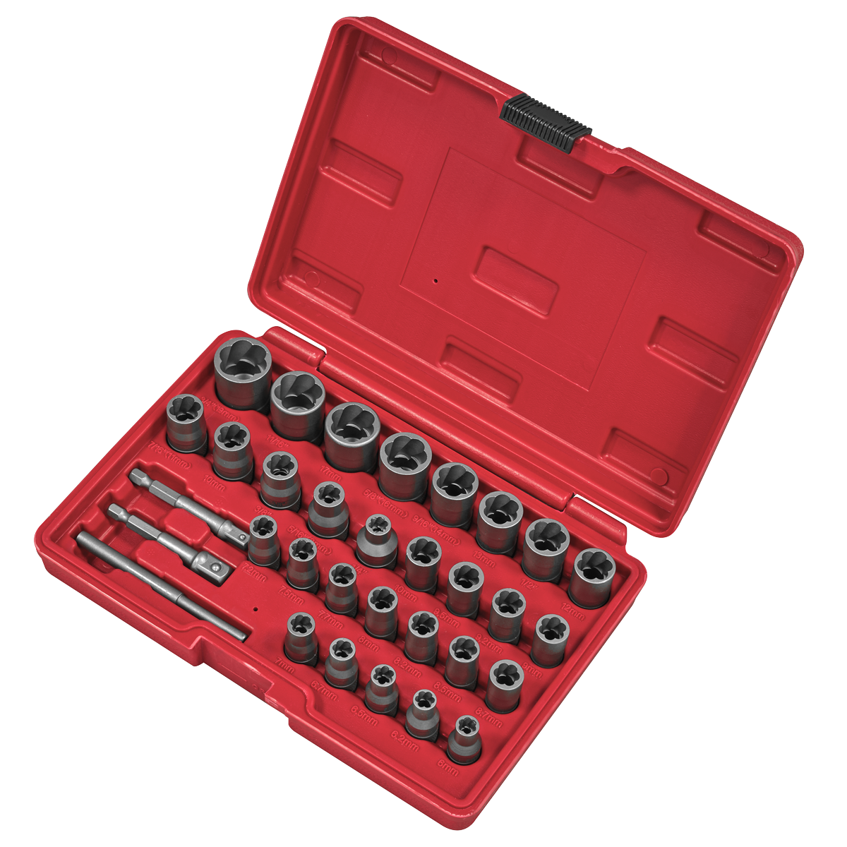 Slim Design Bolt & Nut Extractor Set 32pc