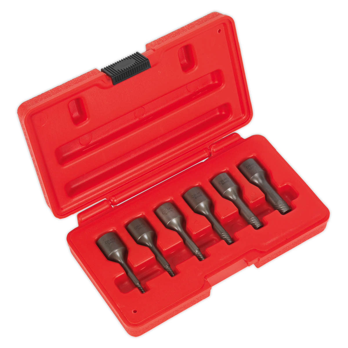 Screw Extractor Set 3/8"Sq Drive 6pc