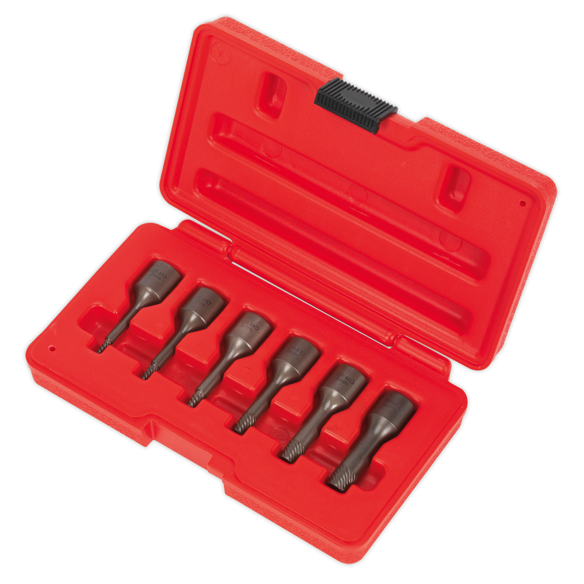 Screw Extractor Set 3/8"Sq Drive 6pc