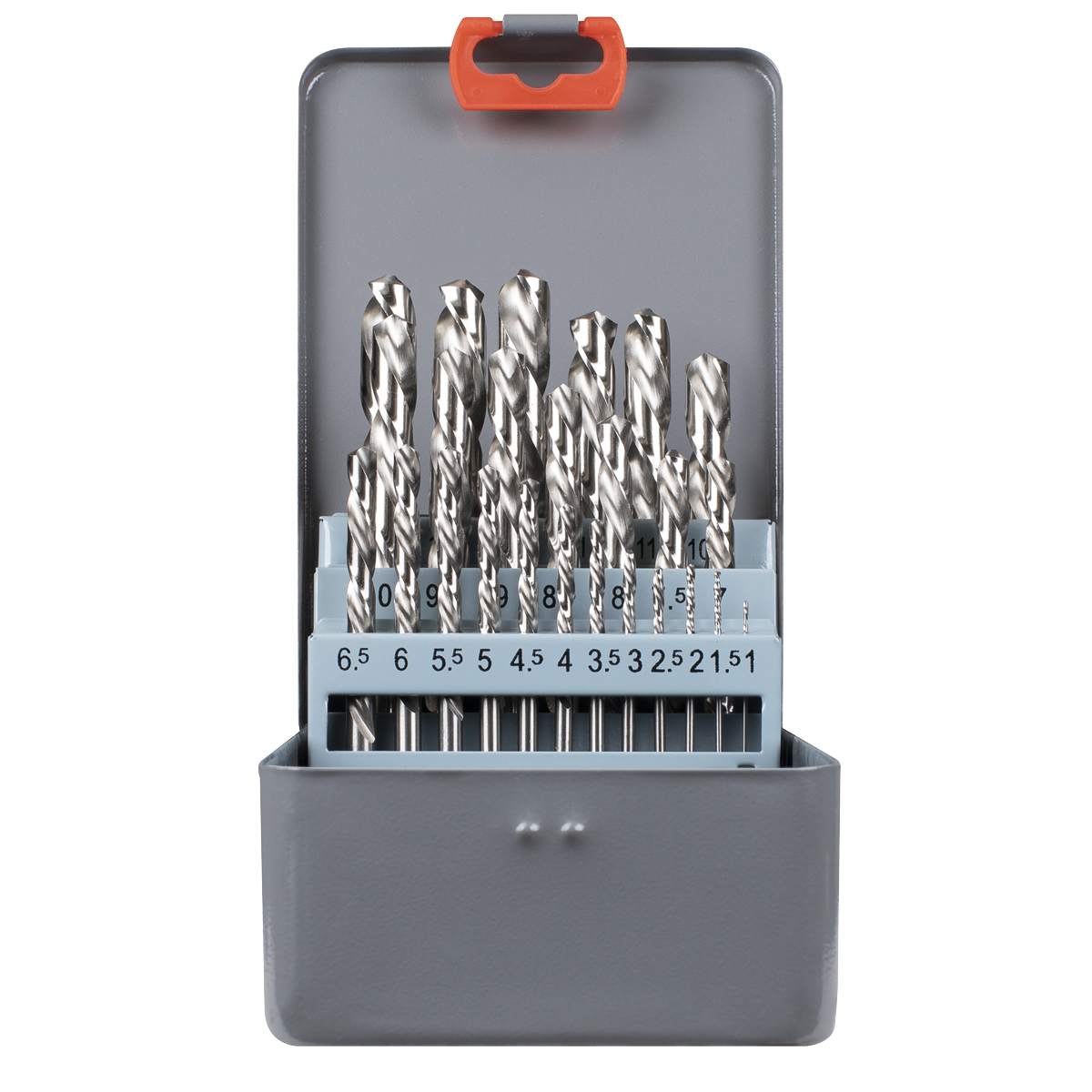 Left-Hand Spiral Drill Bit Set 25pc