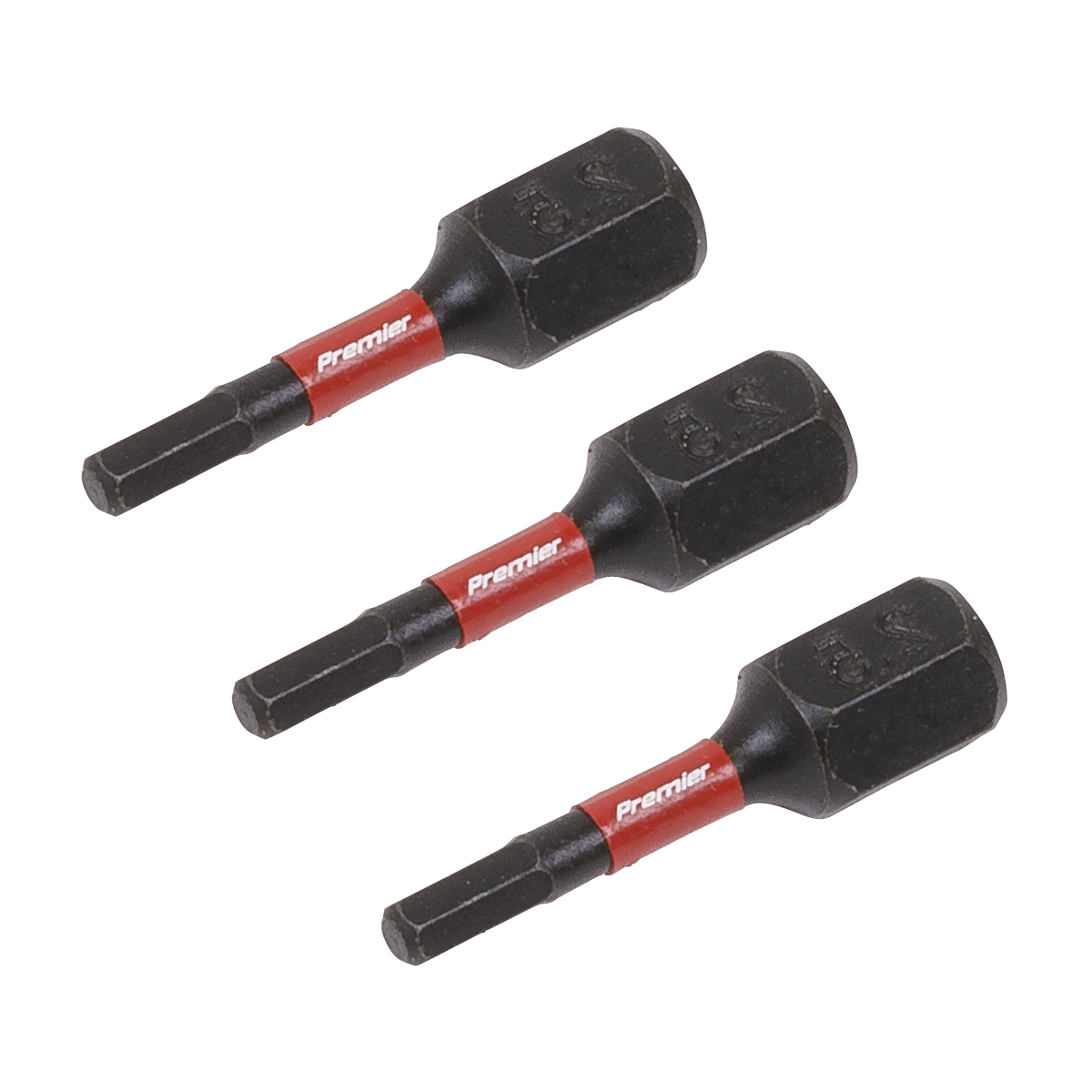 Premier Hex Impact Power Tool Bits 3pc