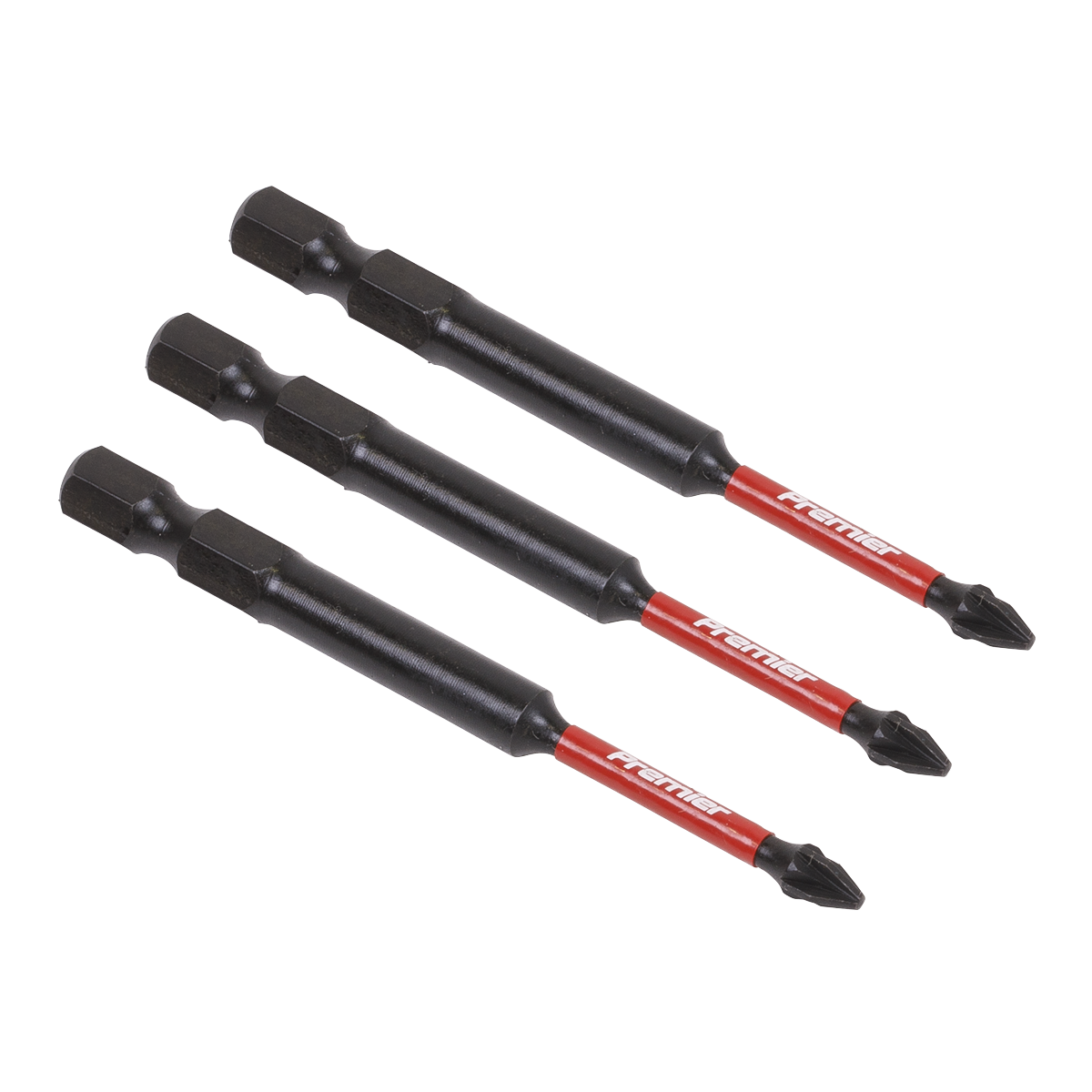 Premier Pozi Impact Power Tool Bits 3p