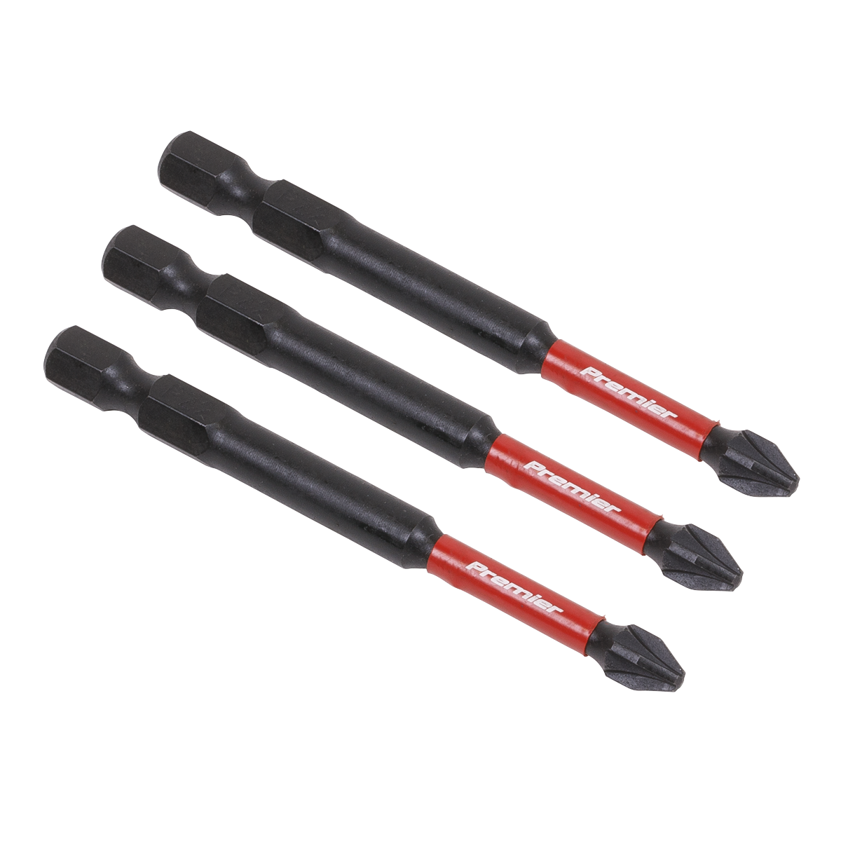 Premier Pozi Impact Power Tool Bits 3p