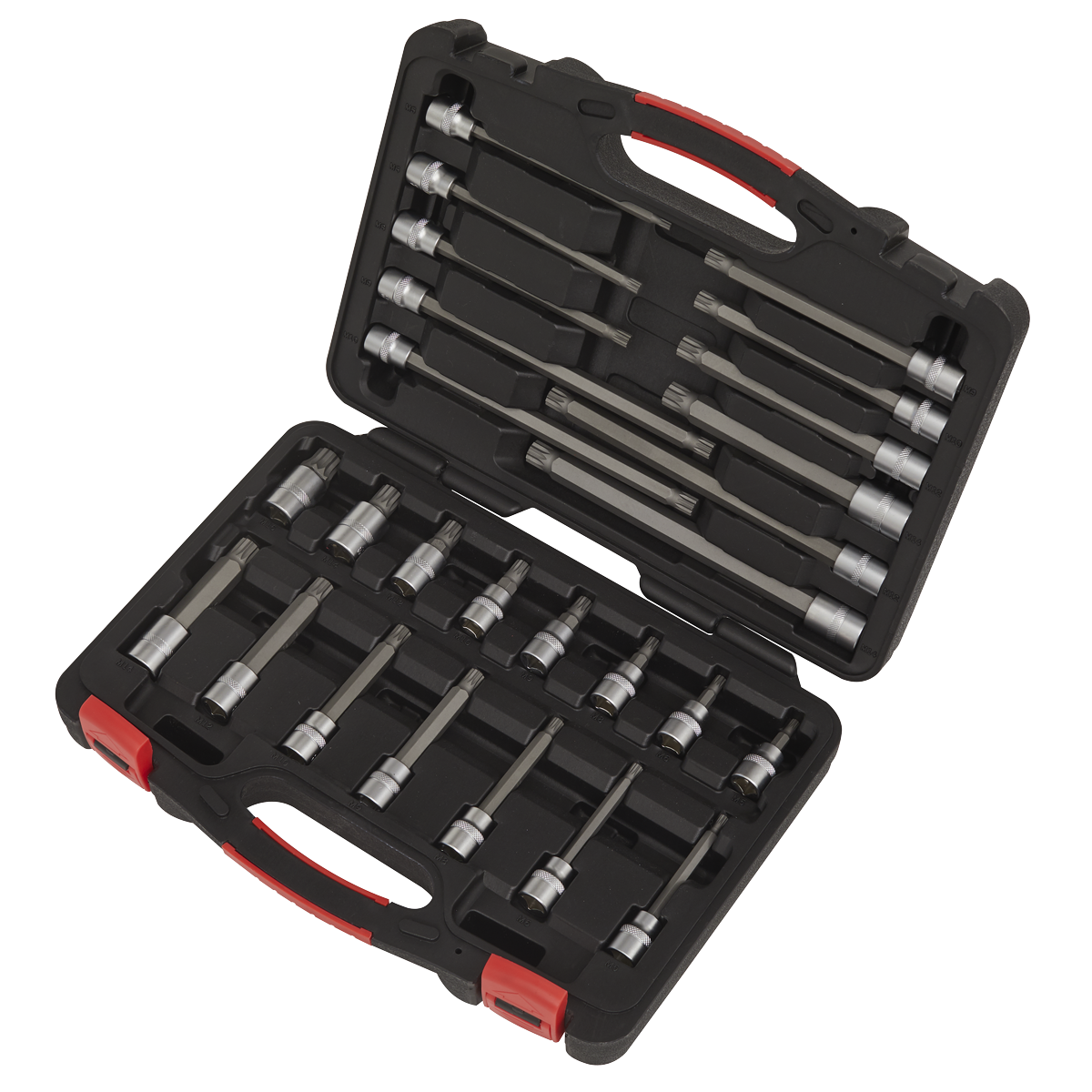 Premier Platinum Spline Socket Bit Set 3/8"Sq Drive 26pc