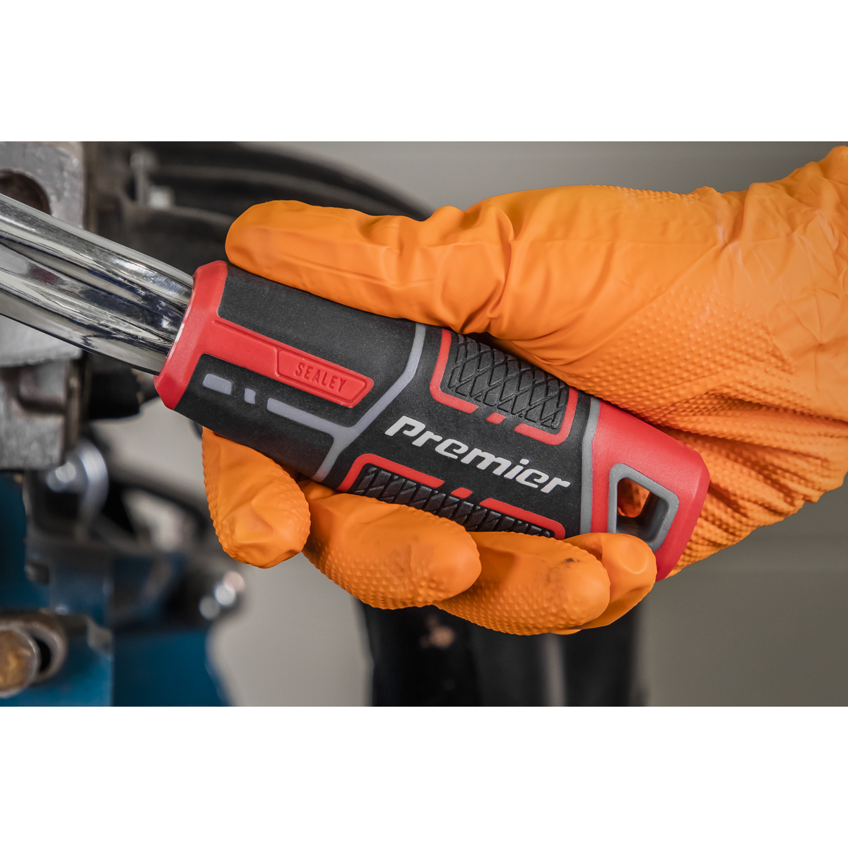 Premier Pear-Head Offset Ratchet Wrench with Flip Reverse