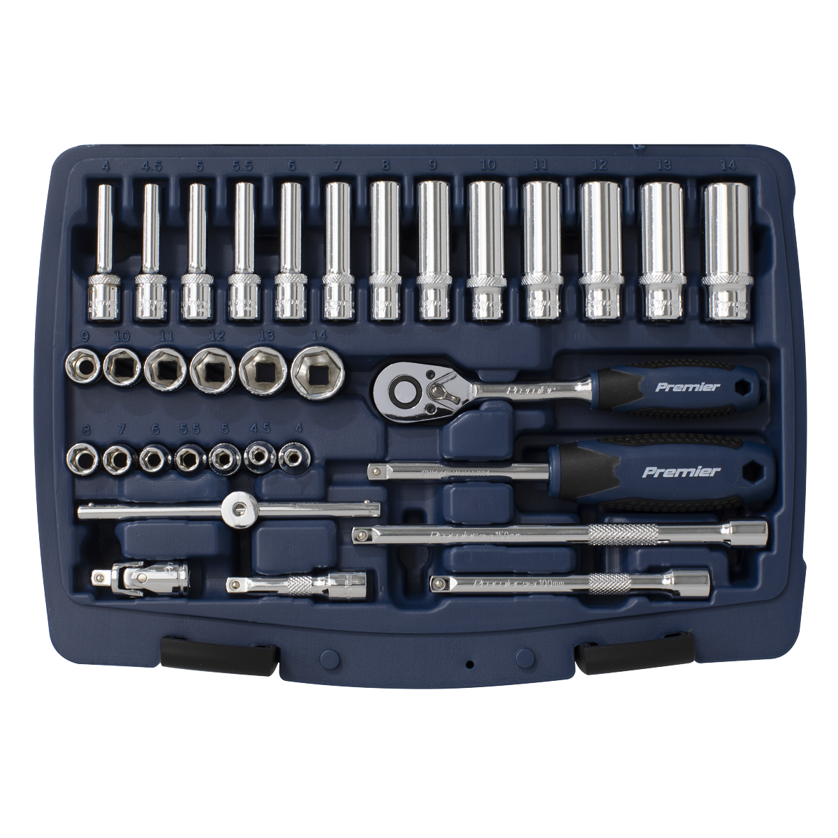 Premier Socket Set 1/4"Sq Drive 33pc