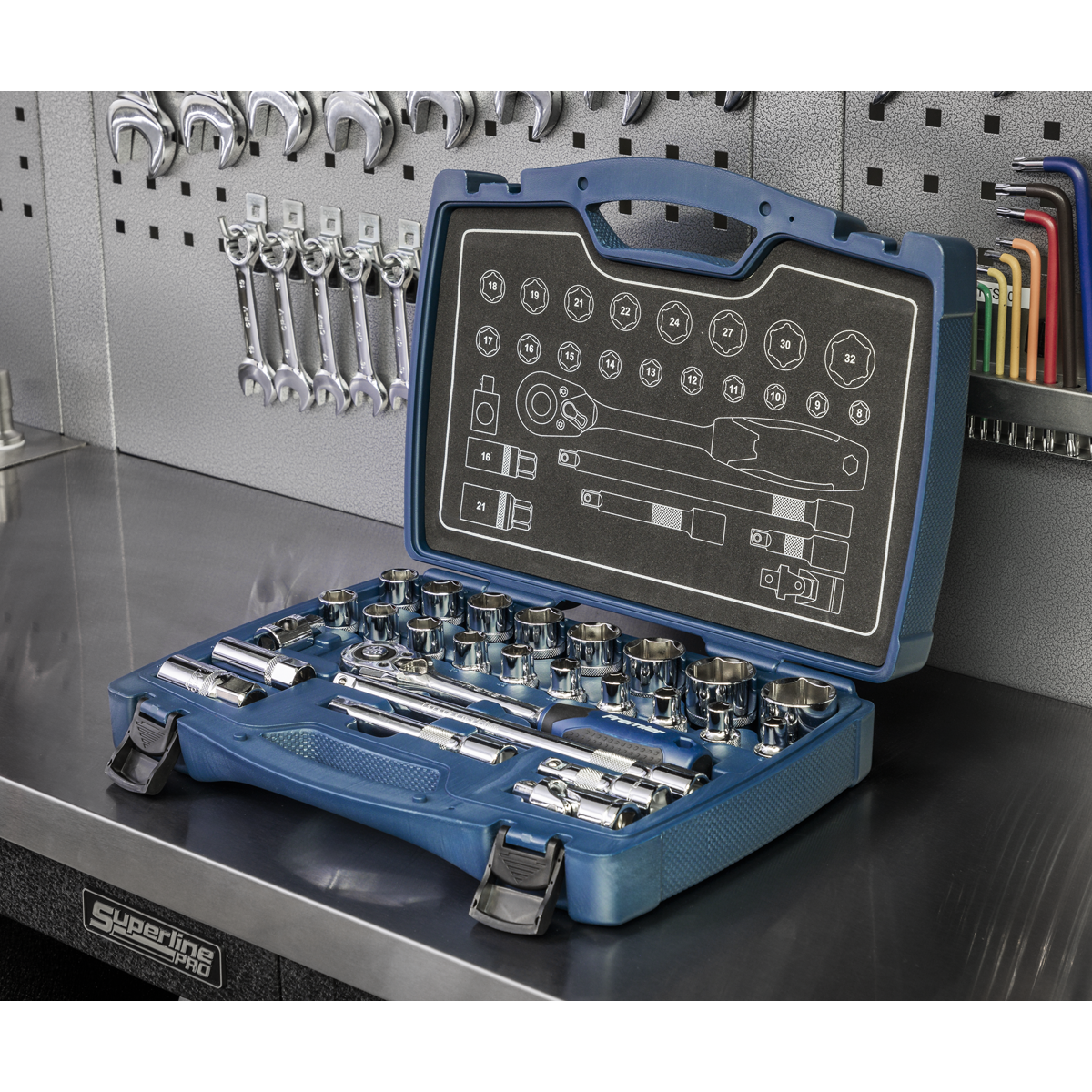 Premier Socket Set 1/2"Sq Drive 26pc