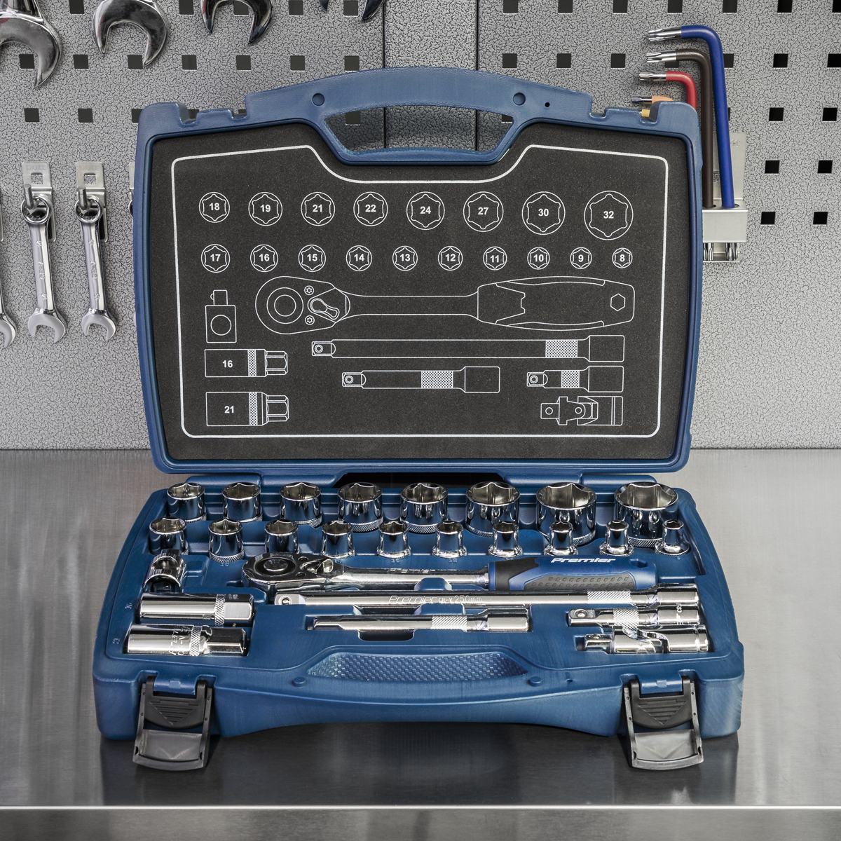 Premier Socket Set 1/2"Sq Drive 26pc