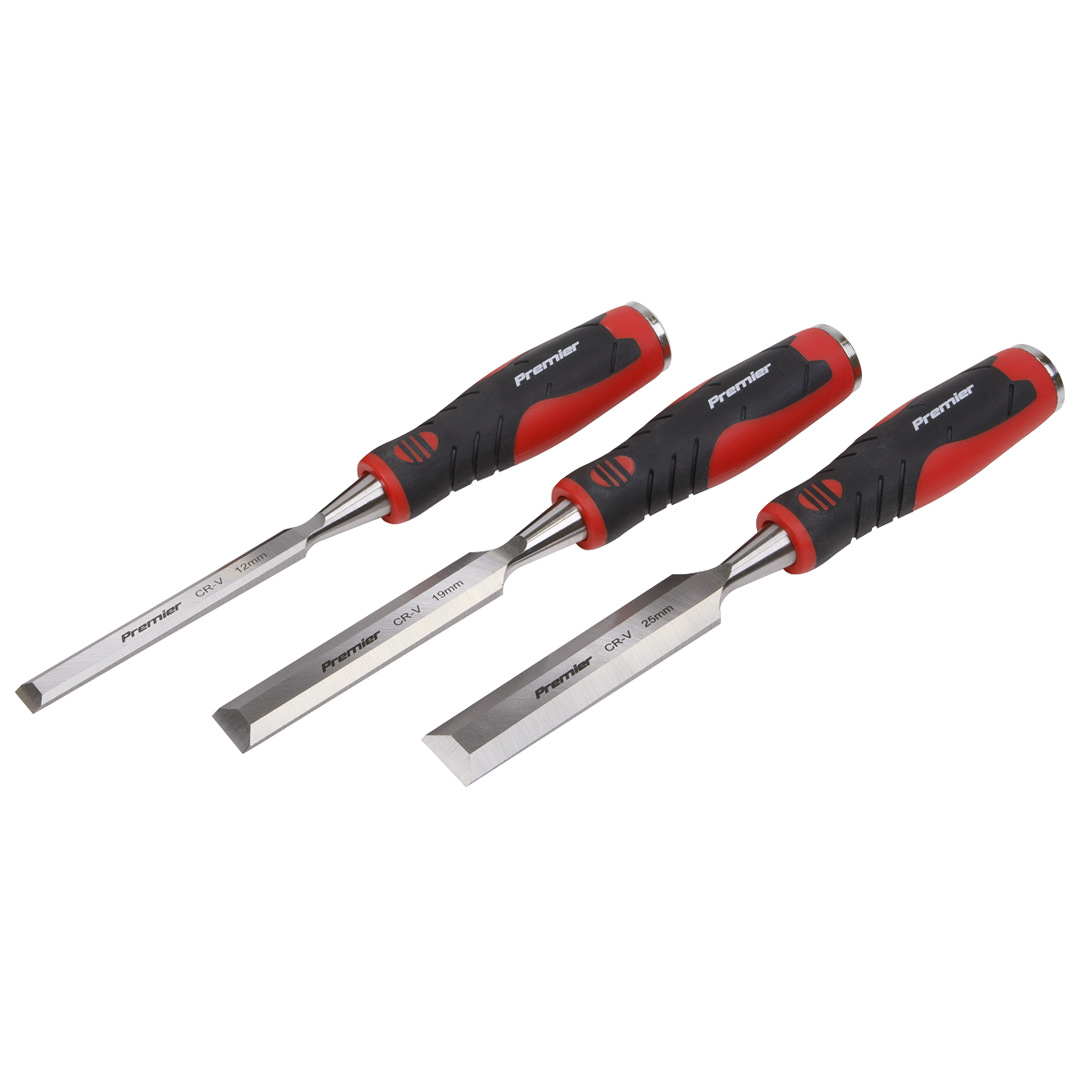 Premier Hammer-Thru Wood Chisel Set 3pc
