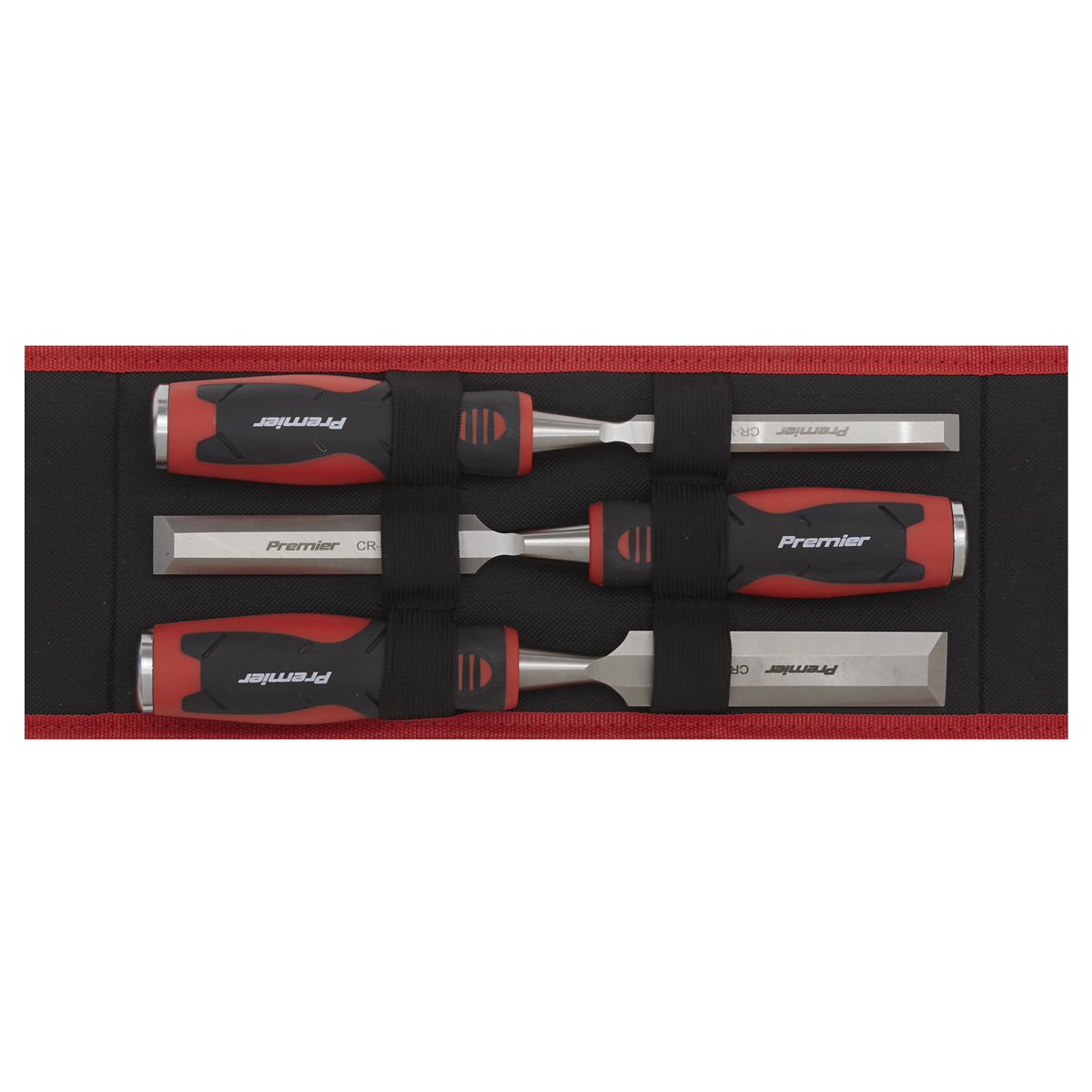 Premier Hammer-Thru Wood Chisel Set 3pc