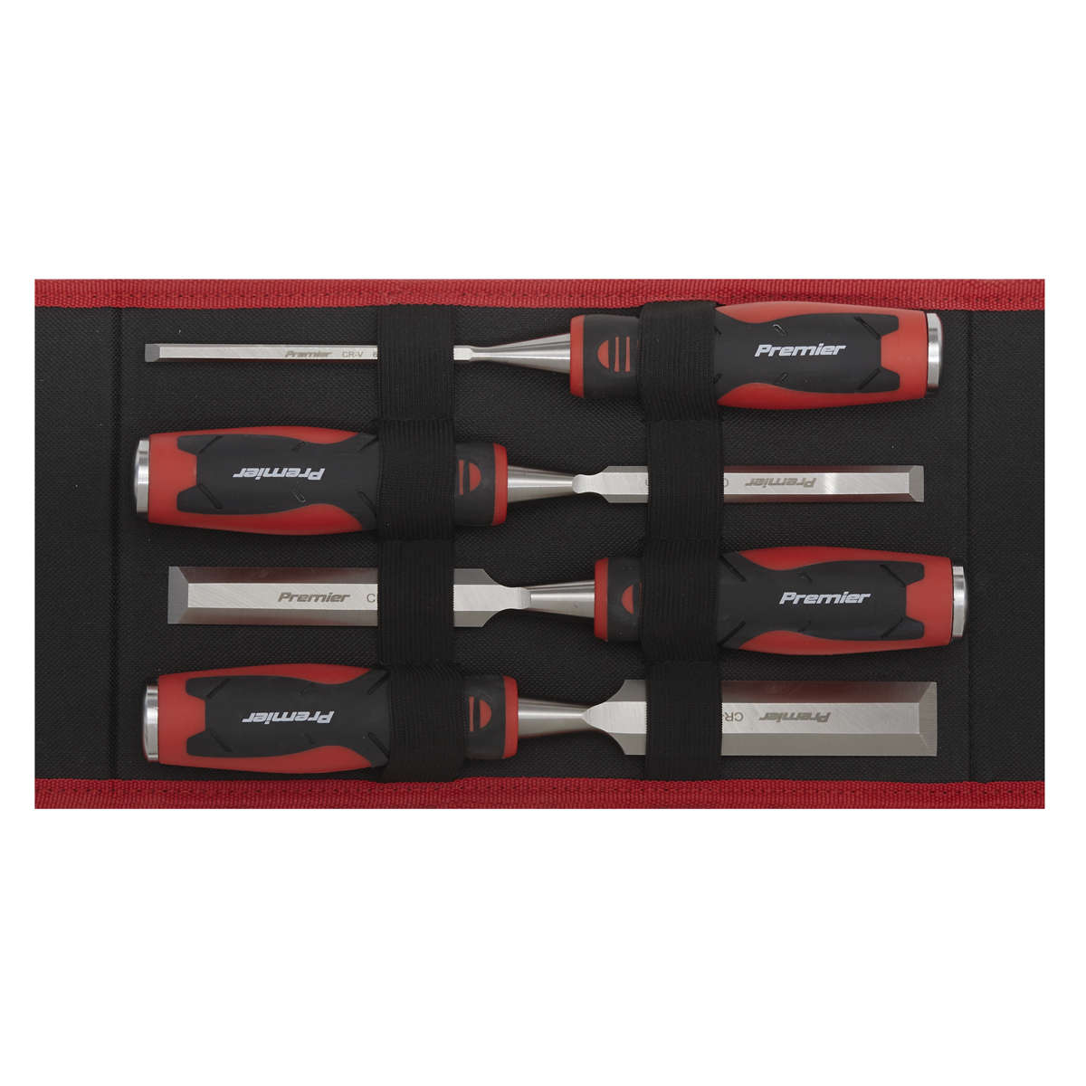 Premier Hammer-Thru Wood Chisel 4pc Set