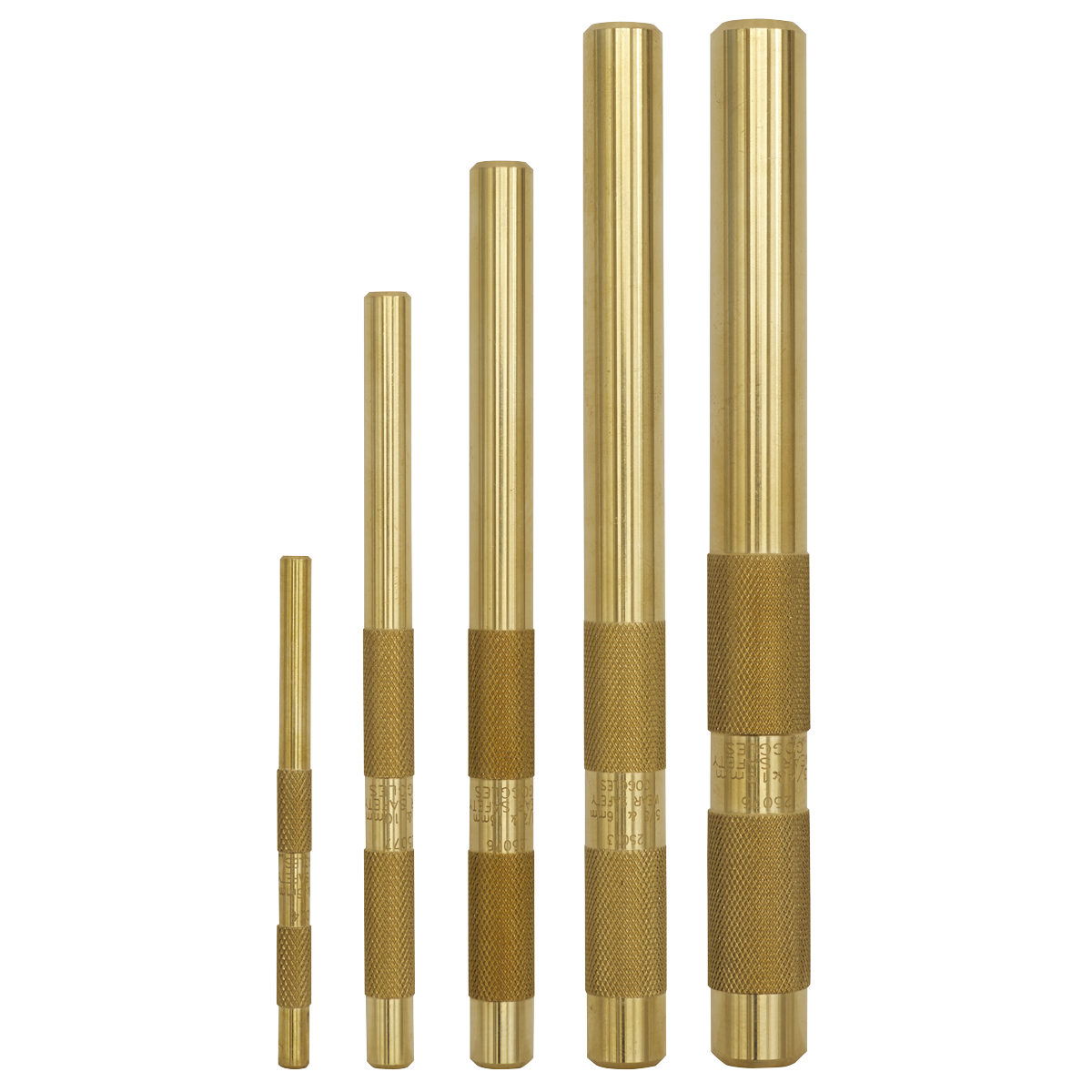 Brass Punch Set 5pc