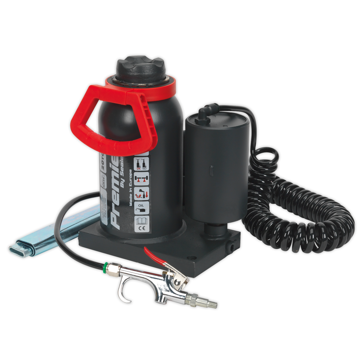 Premier Manual/Air Hydraulic Bottle Jack 20 Tonne