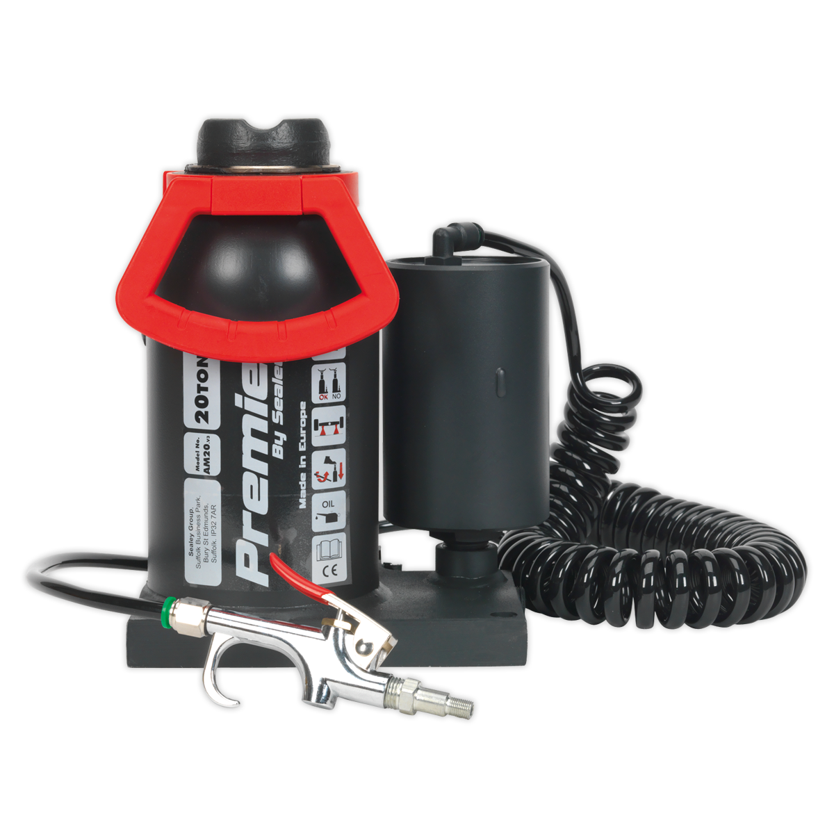 Premier Manual/Air Hydraulic Bottle Jack 20 Tonne