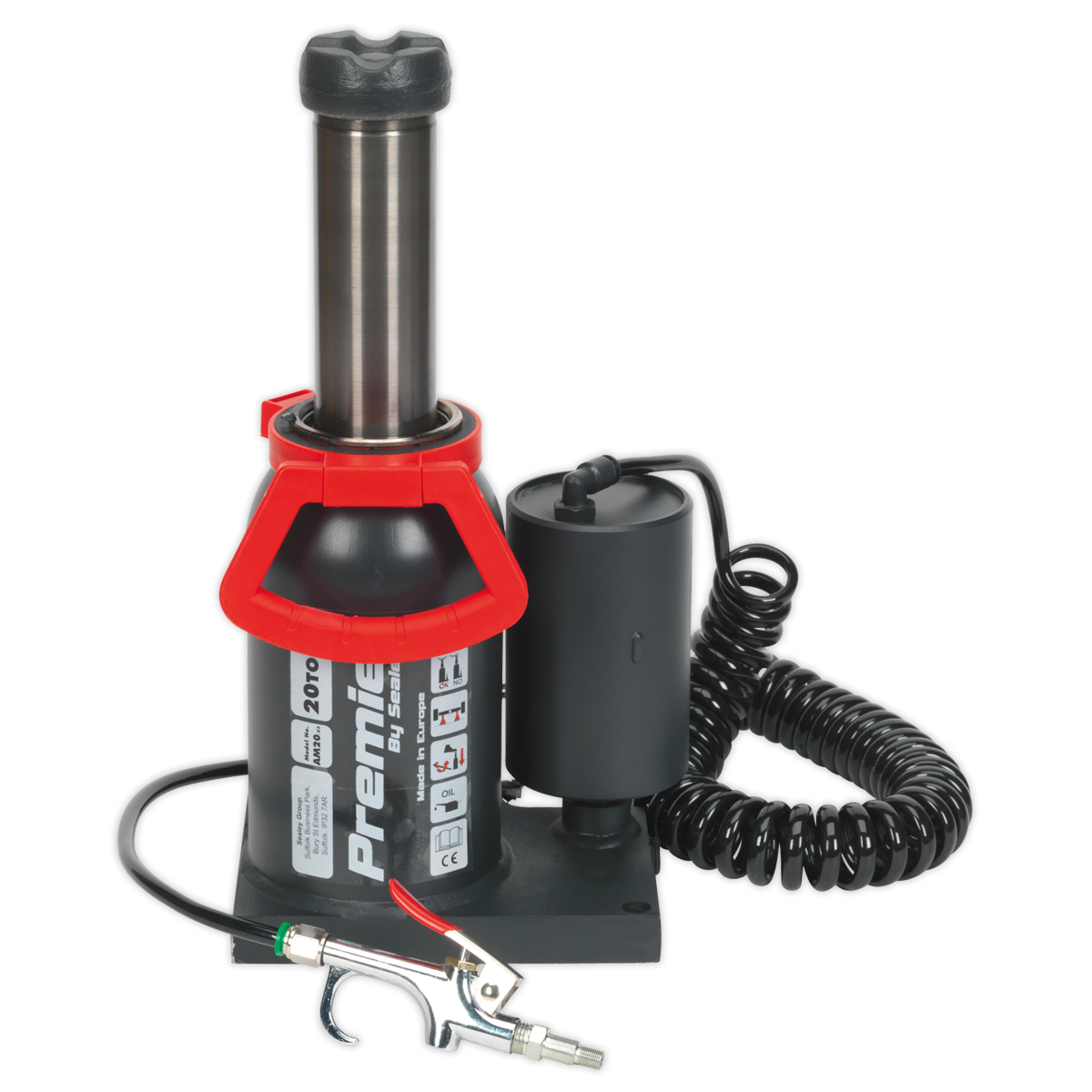 Premier Manual/Air Hydraulic Bottle Jack 20 Tonne
