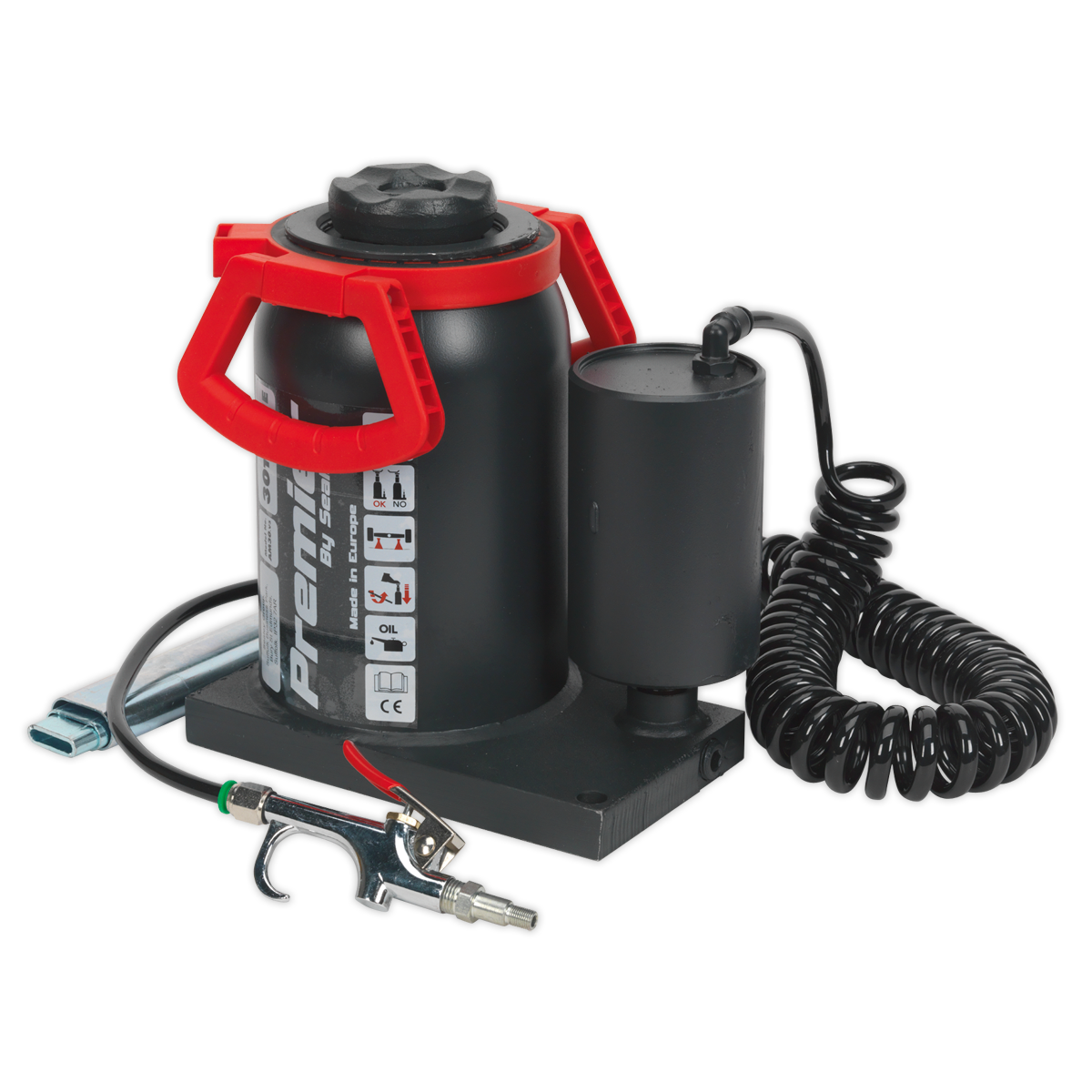 Premier Manual/Air Hydraulic Bottle Jack 30 Tonne