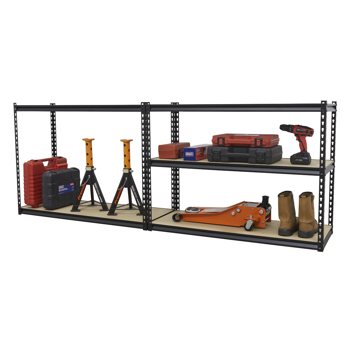 Racking Unit with 5 Shelves 220kg Capacity Per Level