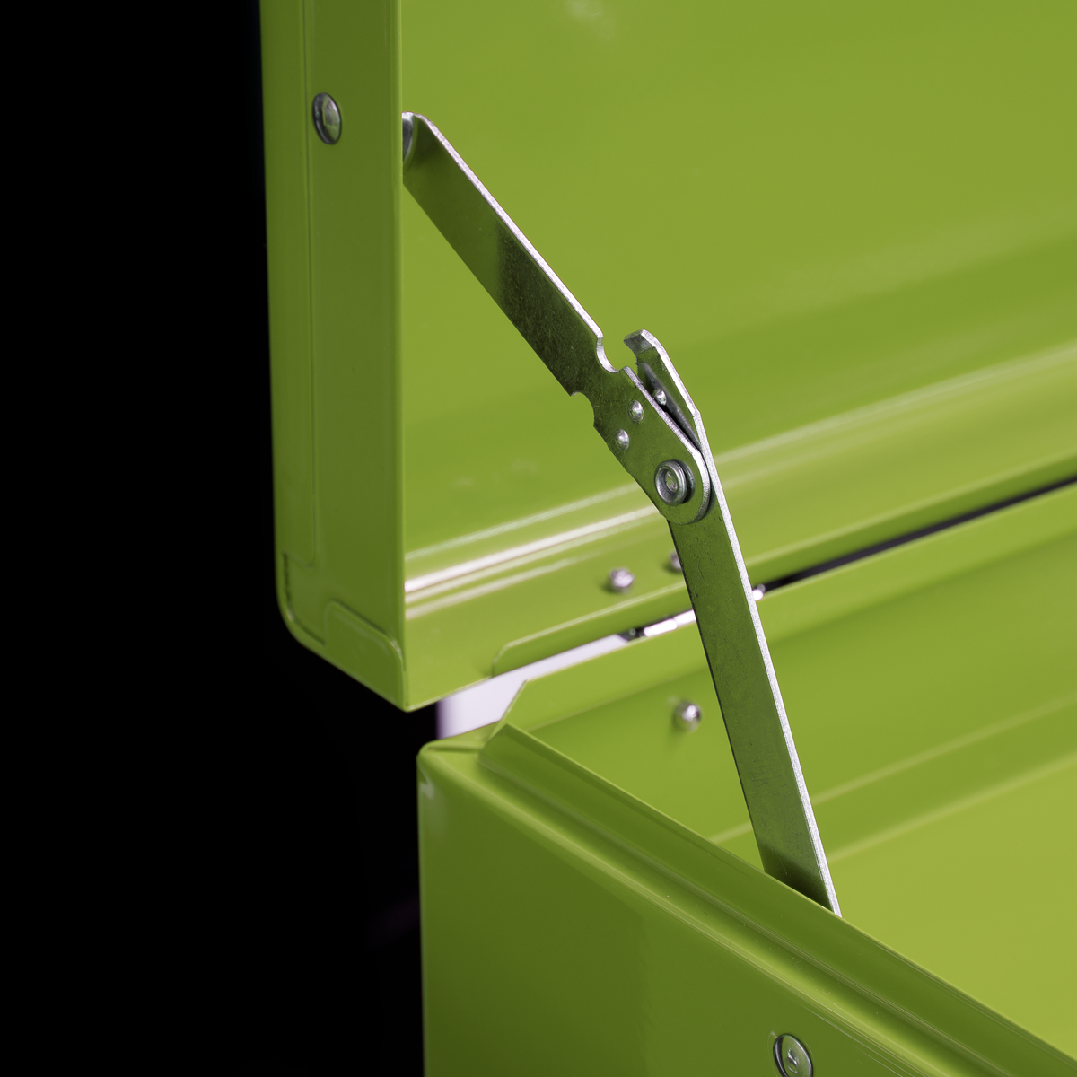 American PRO® Topchest, Mid-Box Tool Chest & Rollcab 9 Drawer Stack - Green