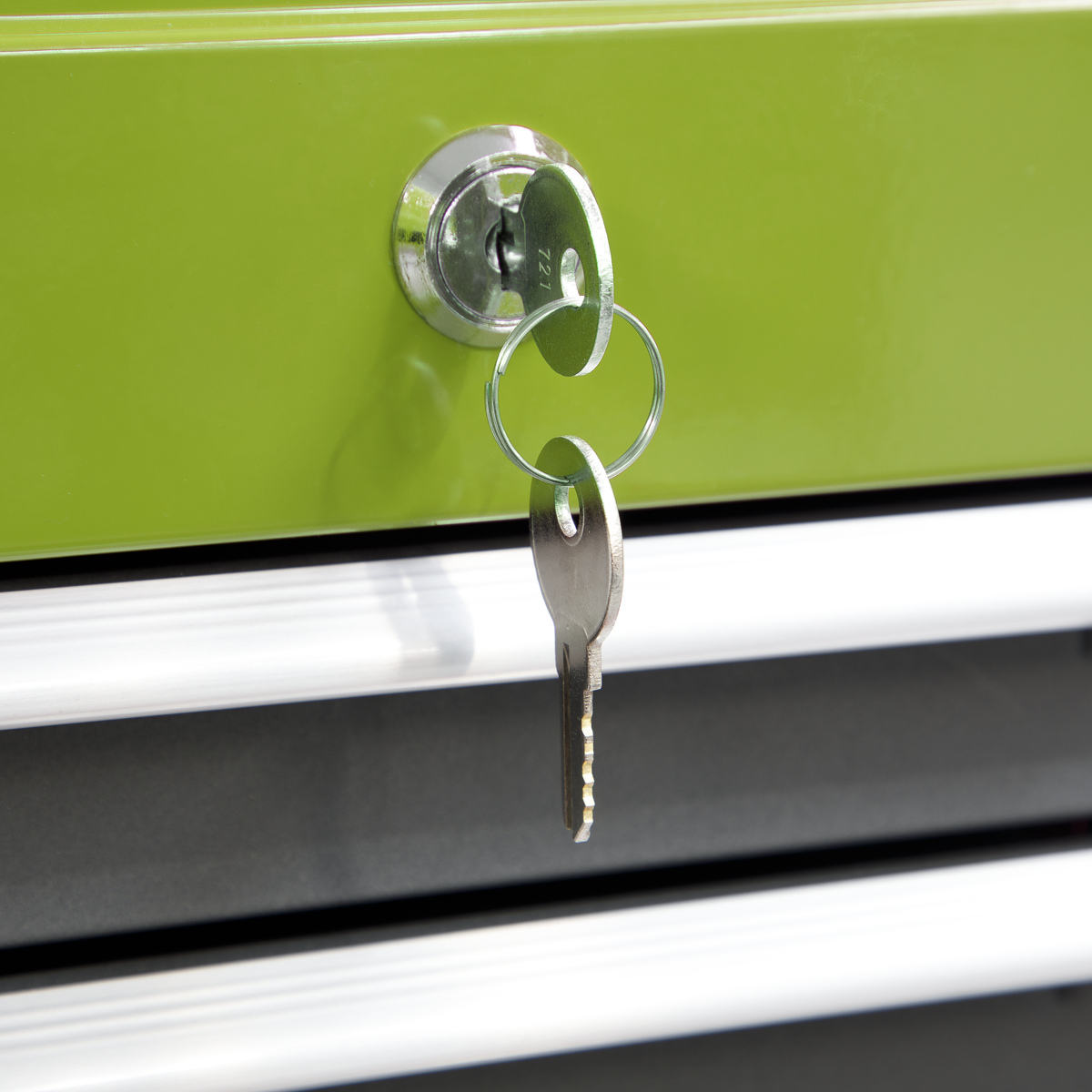 American PRO® Topchest, Mid-Box Tool Chest & Rollcab 9 Drawer Stack - Green