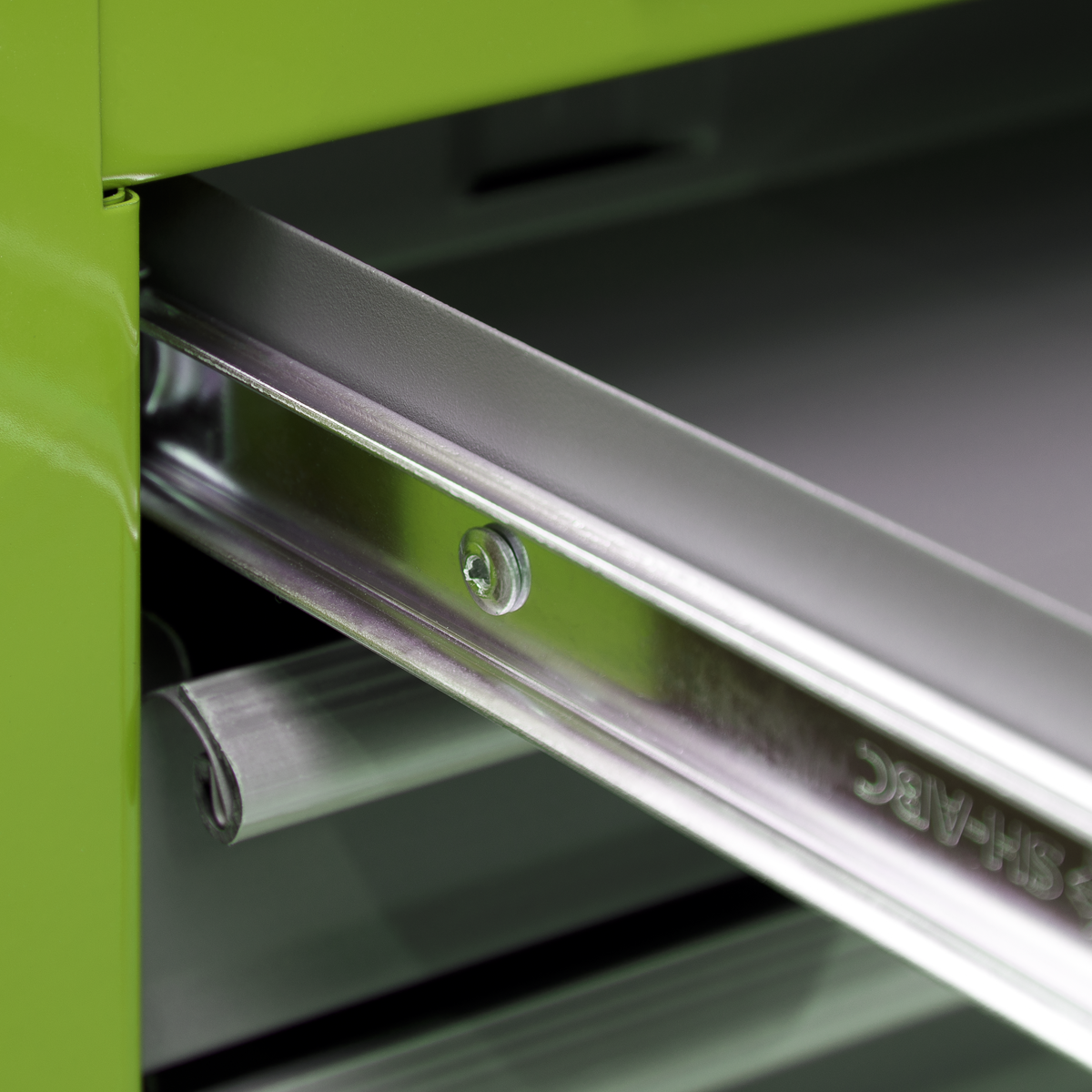 American PRO® Topchest, Mid-Box Tool Chest & Rollcab 9 Drawer Stack - Green