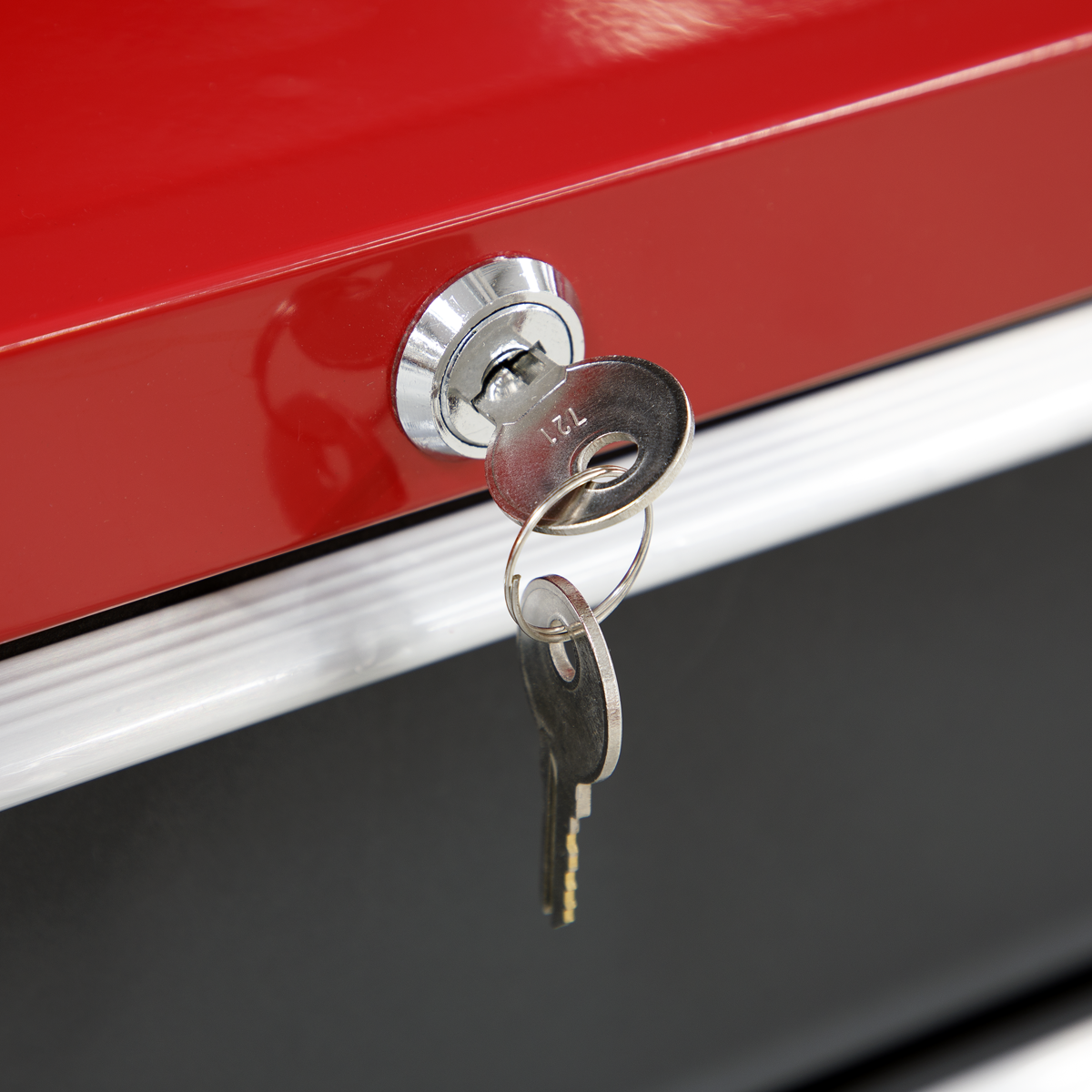 American PRO® Rollcab 5 Drawer - Red/Grey