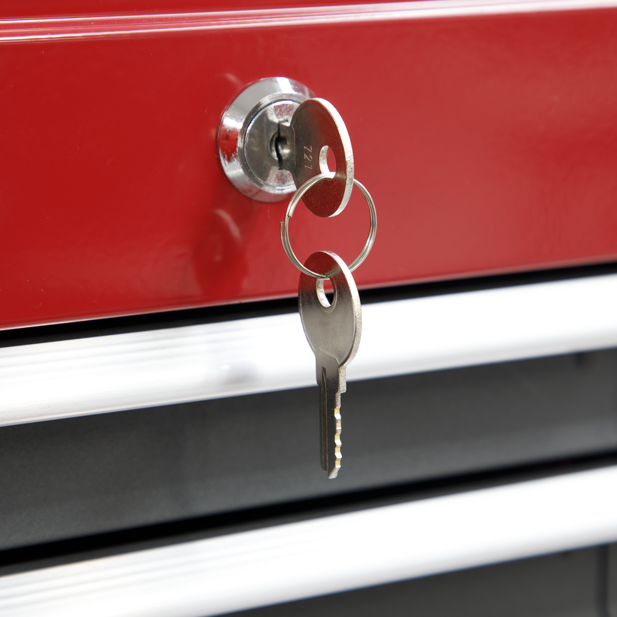 American PRO® Topchest 9 Drawer - Red/Grey