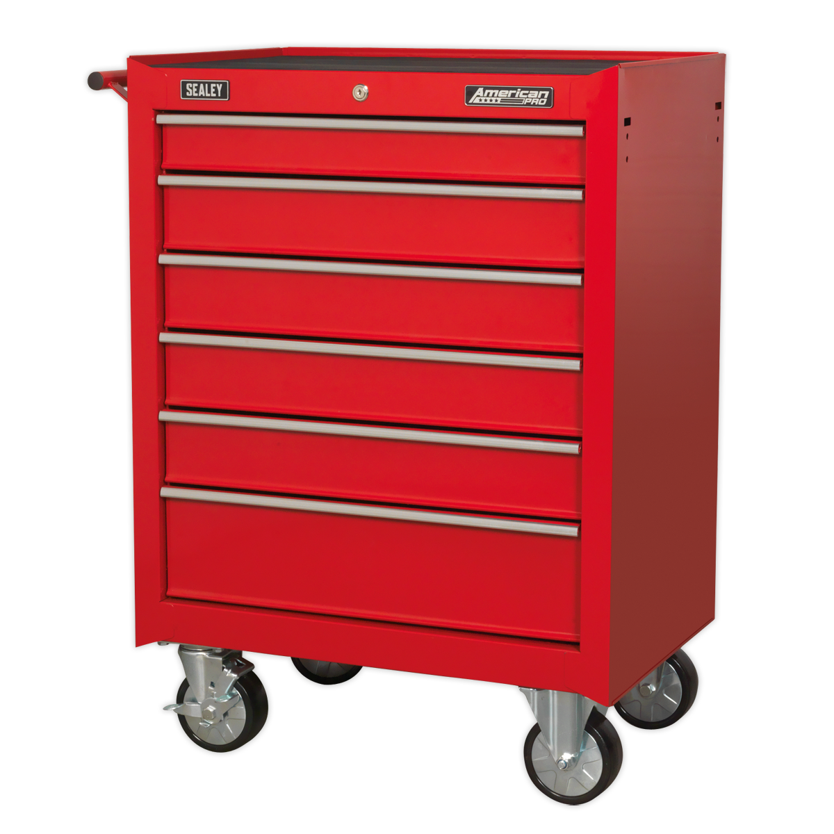 American PRO® Rollcab 6 Drawer - Red