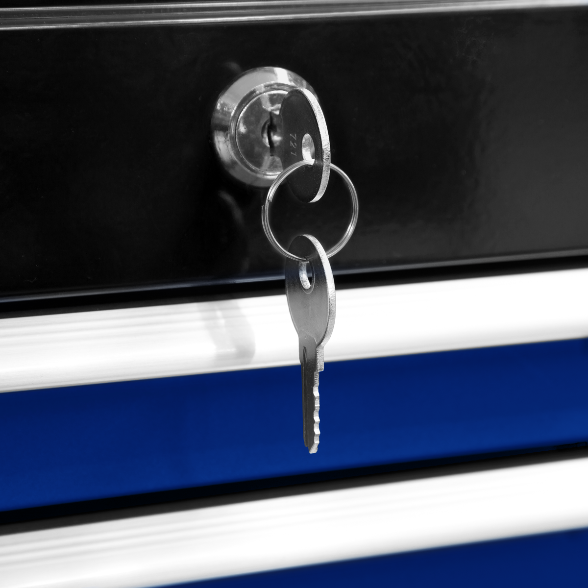 American PRO® Topchest & Rollcab Combination 6 Drawer - Blue