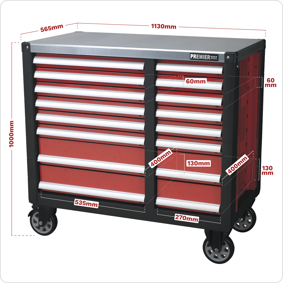 Premier™ Mobile Workstation 16 Drawer