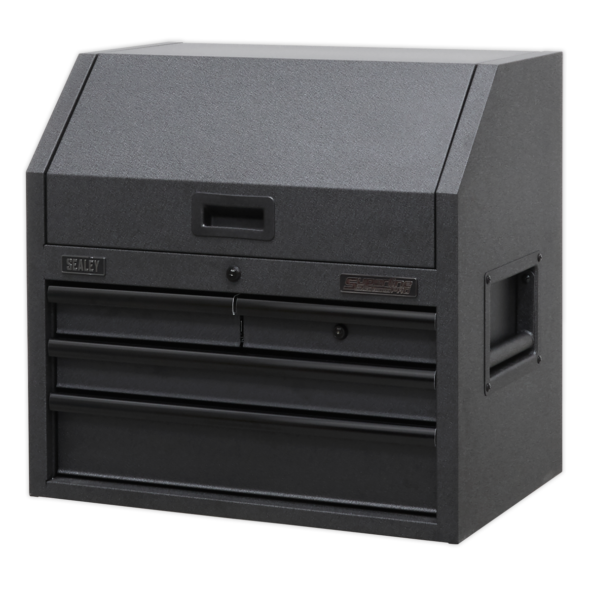 Superline PRO® Black Edition Topchest with 4 Soft Close Drawers & Power Strip 660mm