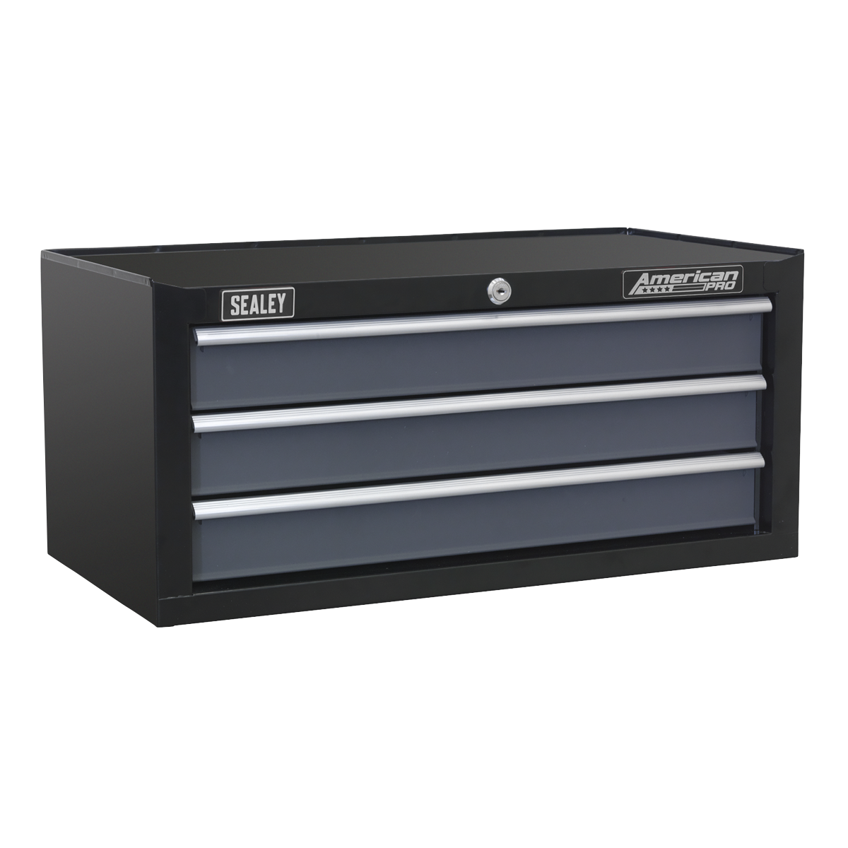 American PRO® Tool Chest Combination 16 Drawer - Black/Grey