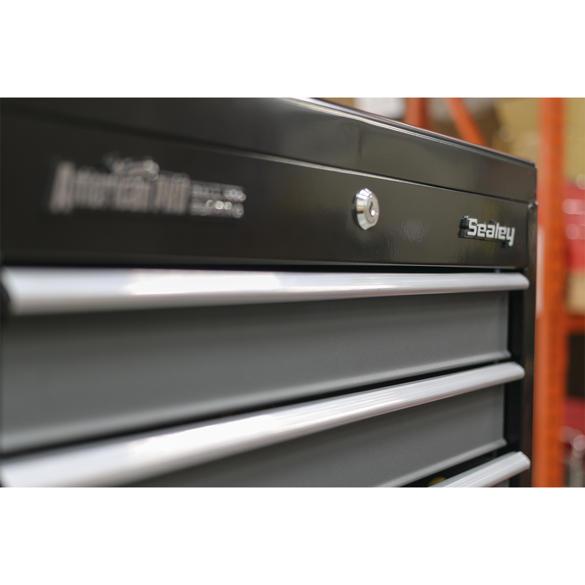 American PRO® Tool Chest Combination 16 Drawer - Black/Grey