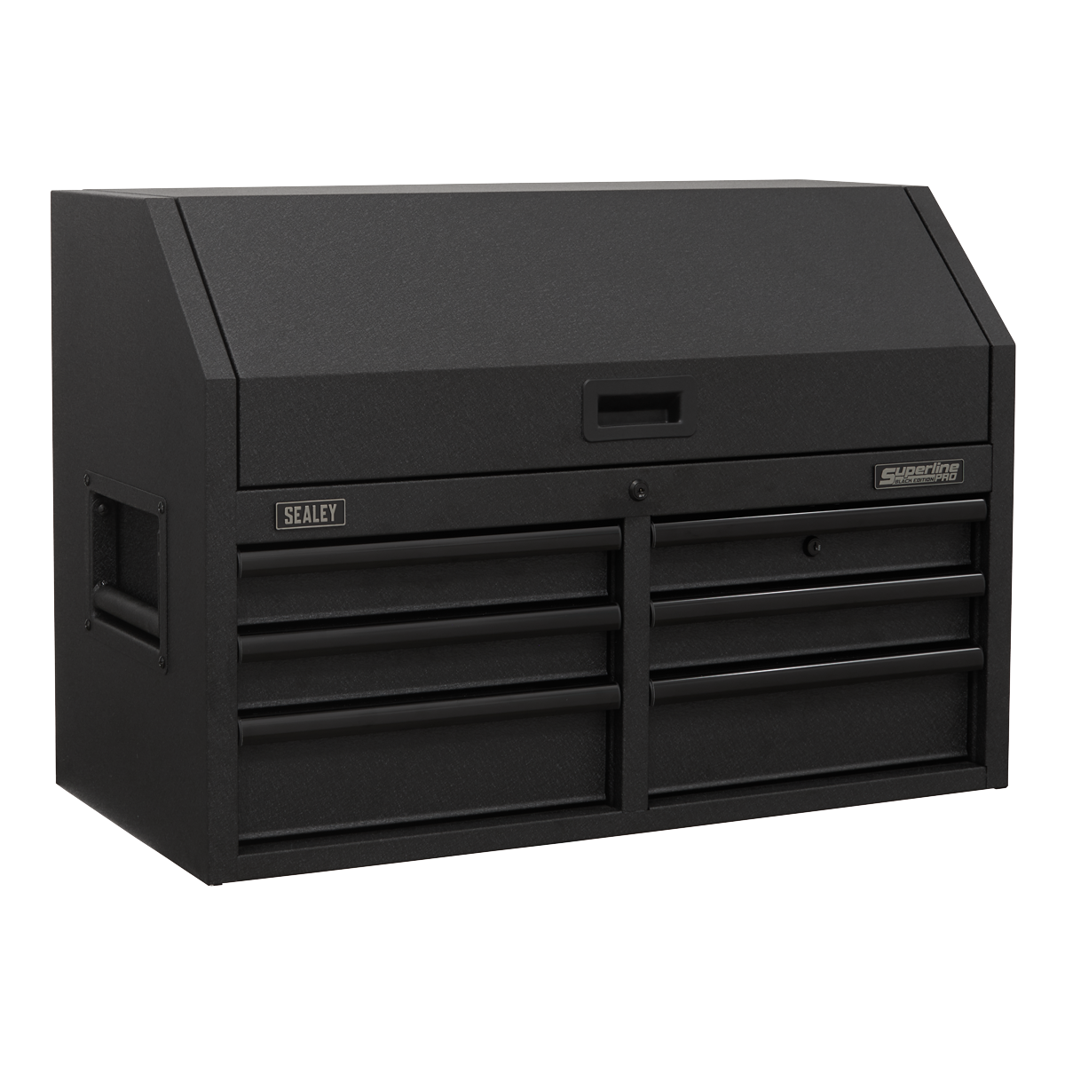 Superline PRO® Black Edition Topchest with 6 Soft Close Drawers & Power Strip 910mm