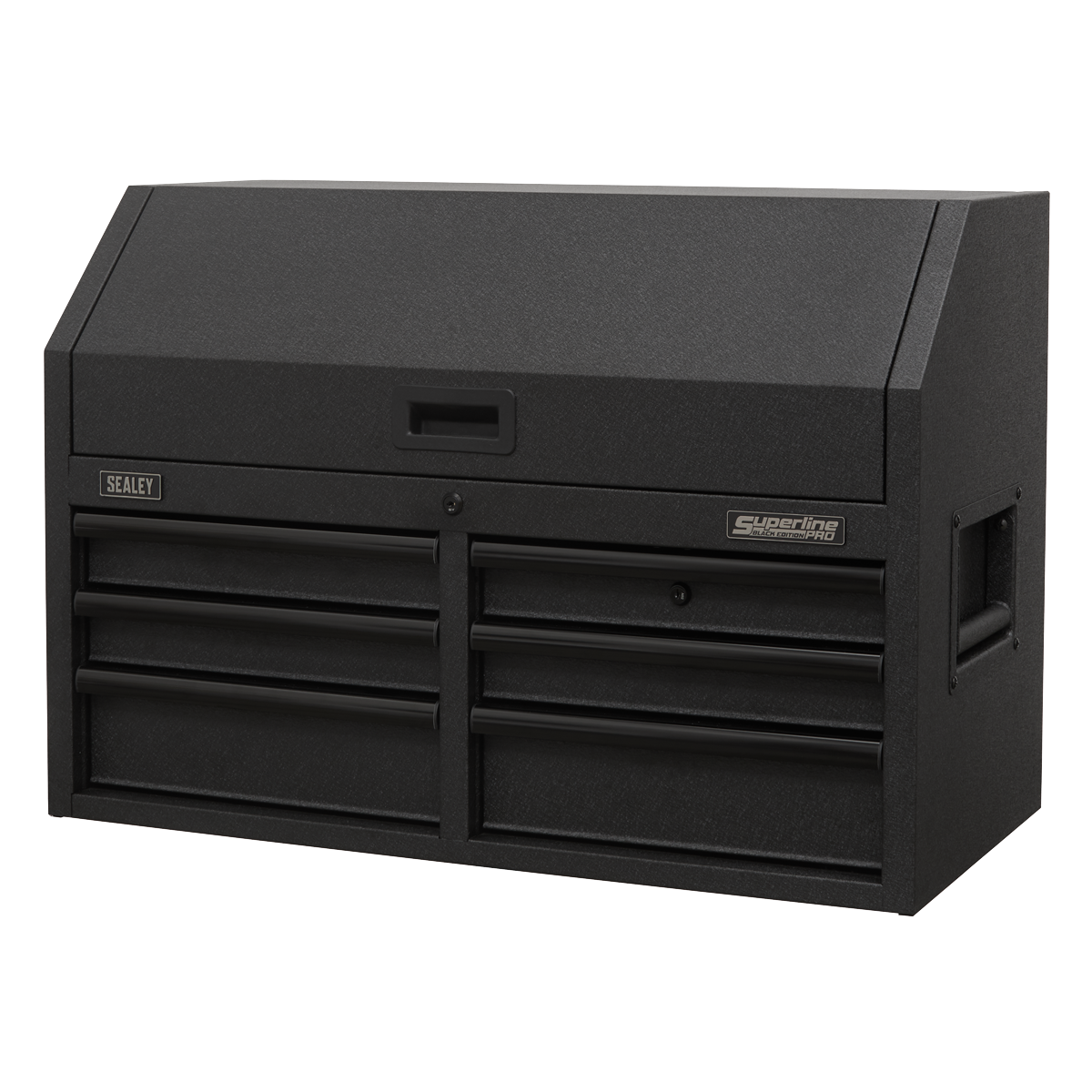 Superline PRO® Black Edition Topchest with 6 Soft Close Drawers & Power Strip 910mm