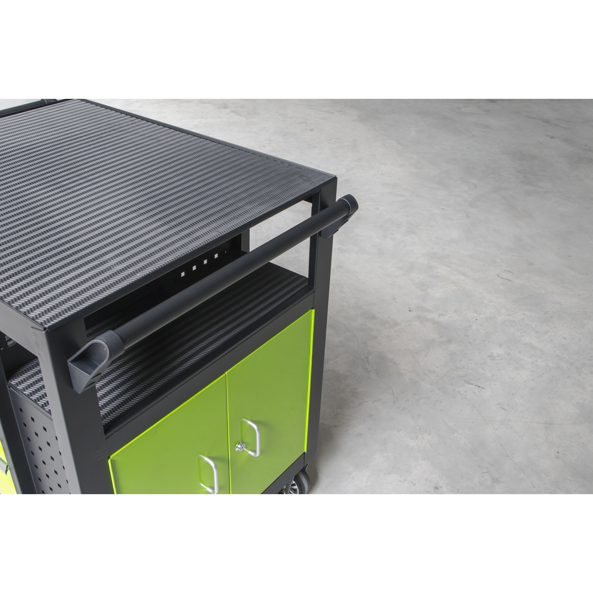 Premier™ Mobile Workstation with 7 Drawers & Cupboard 920mm