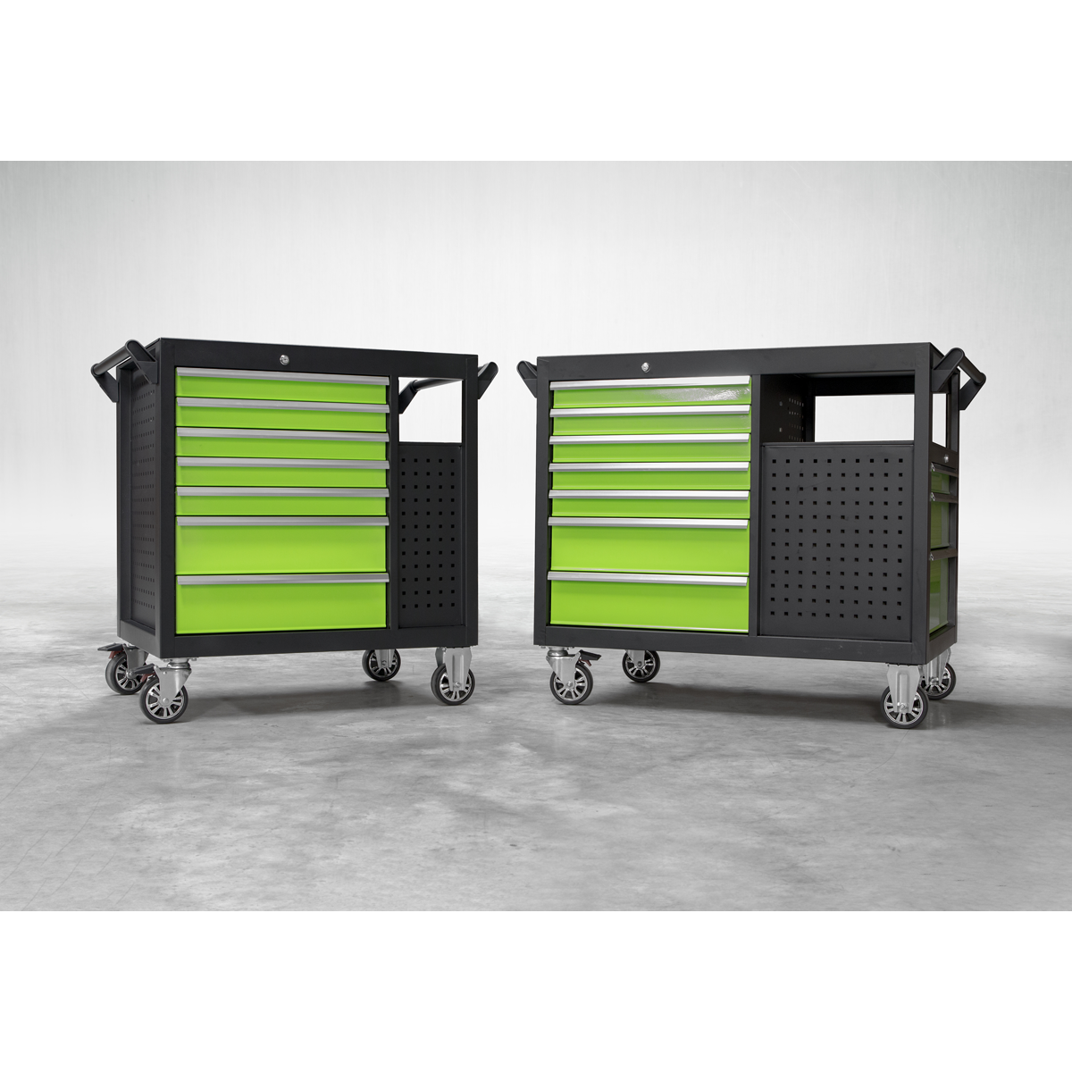 Premier™ Mobile Workstation with 7 Drawers & Cupboard 920mm
