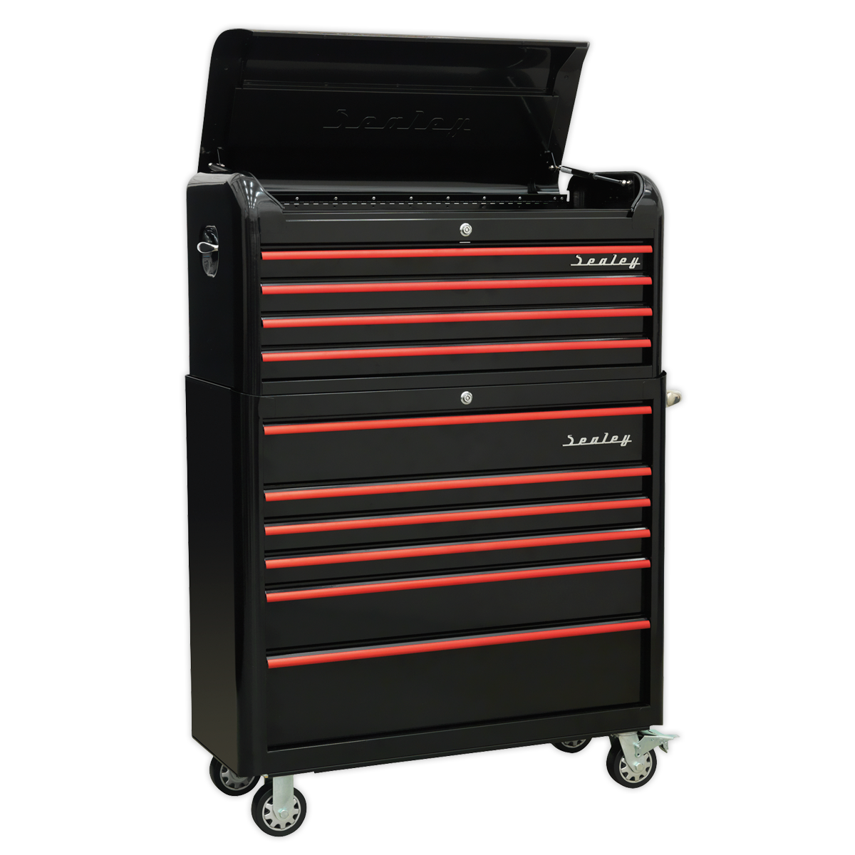 Premier™ Retro Style Wide Topchest & Rollcab Combination 10 Drawer