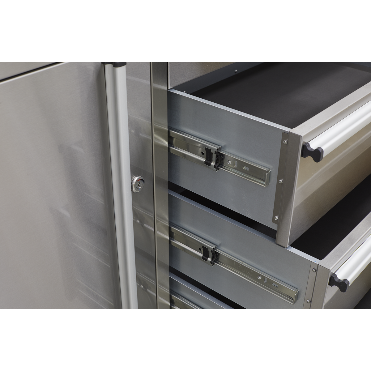 Premier™ Mobile Stainless Steel Tool Cabinet 4 Drawer
