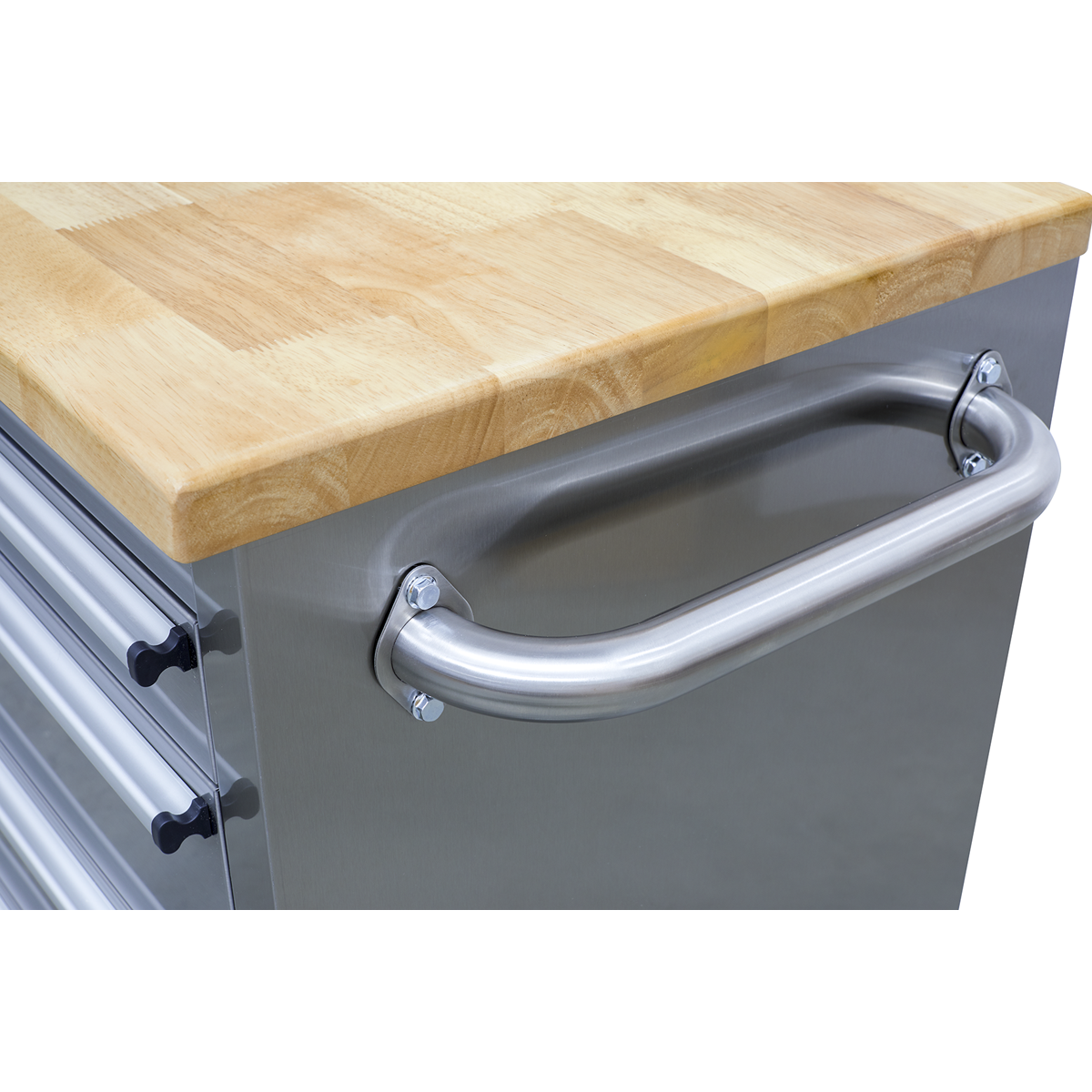 Premier™ Mobile Stainless Steel Tool Cabinet 4 Drawer