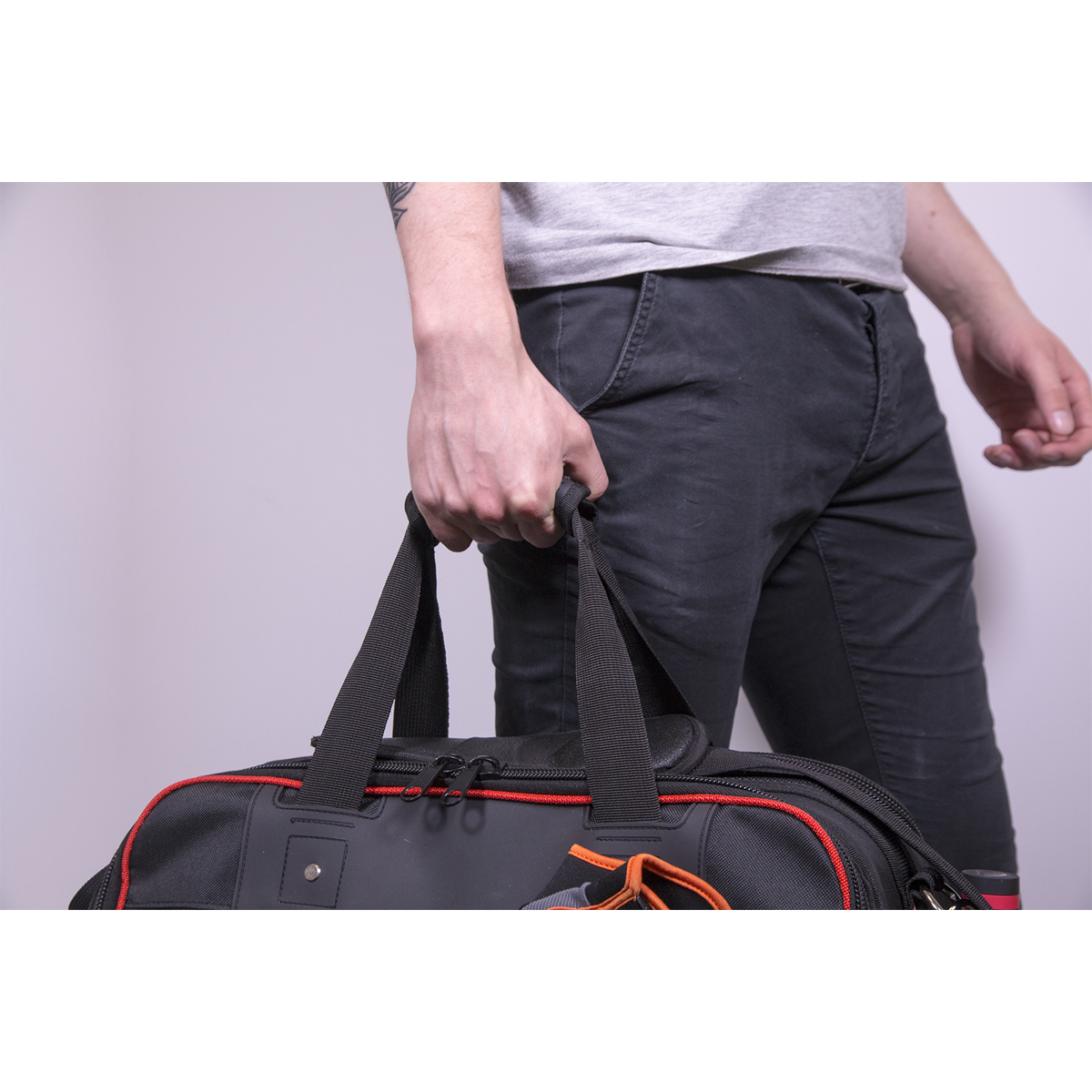 Heavy-Duty Tool Storage Bag with 24 Pockets 500mm