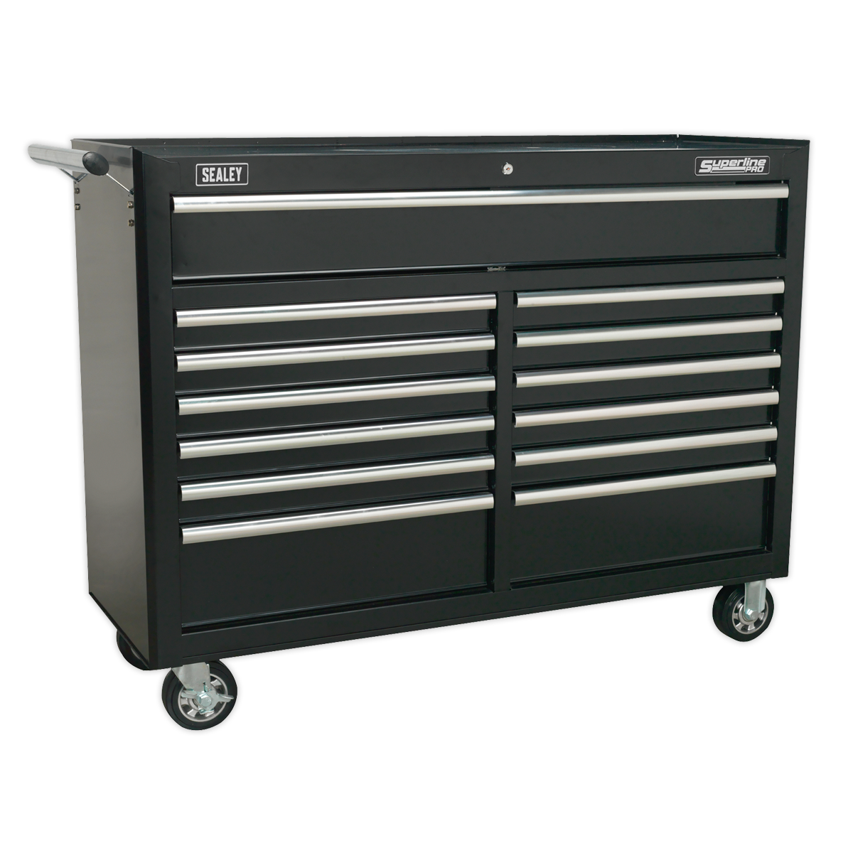 Superline PRO® Tool Chest Combination 23 Drawer with 446pc Tool Kit - Black
